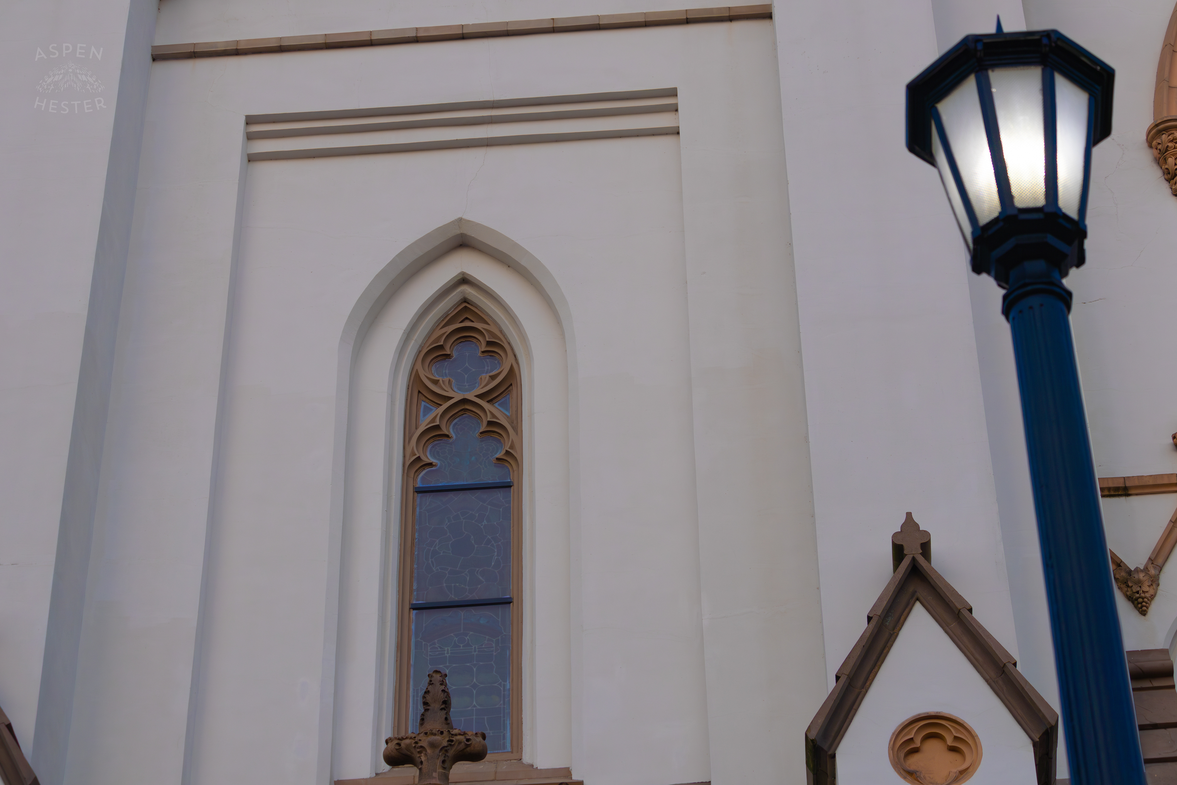 Intricate Details on The Cathedral of St. John the Baptist Savannah Georgia. June 24th, 2024/Aspen Hester