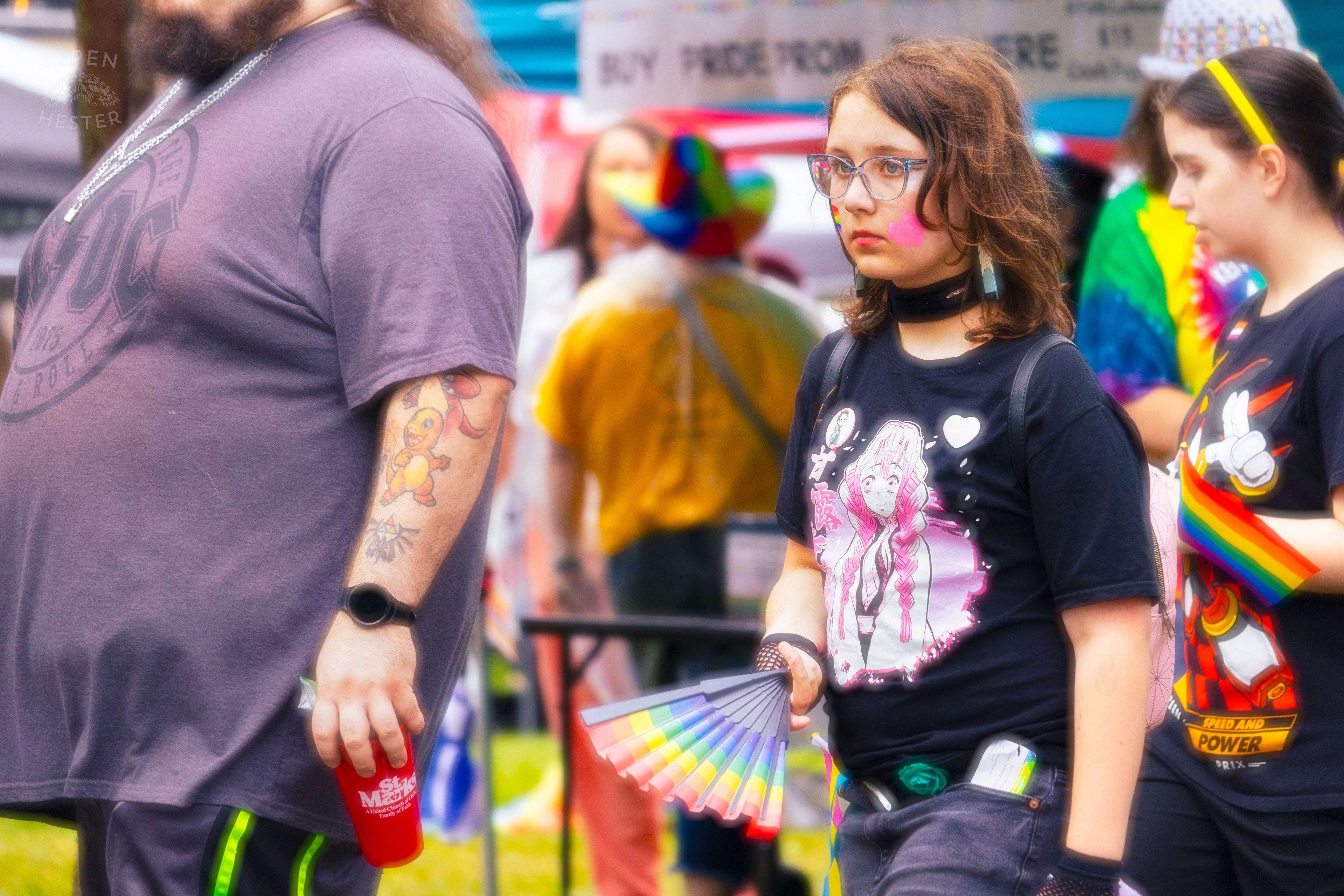 Walking Through Southern Indiana Pride. June 1st, 2024/Aspen Hester