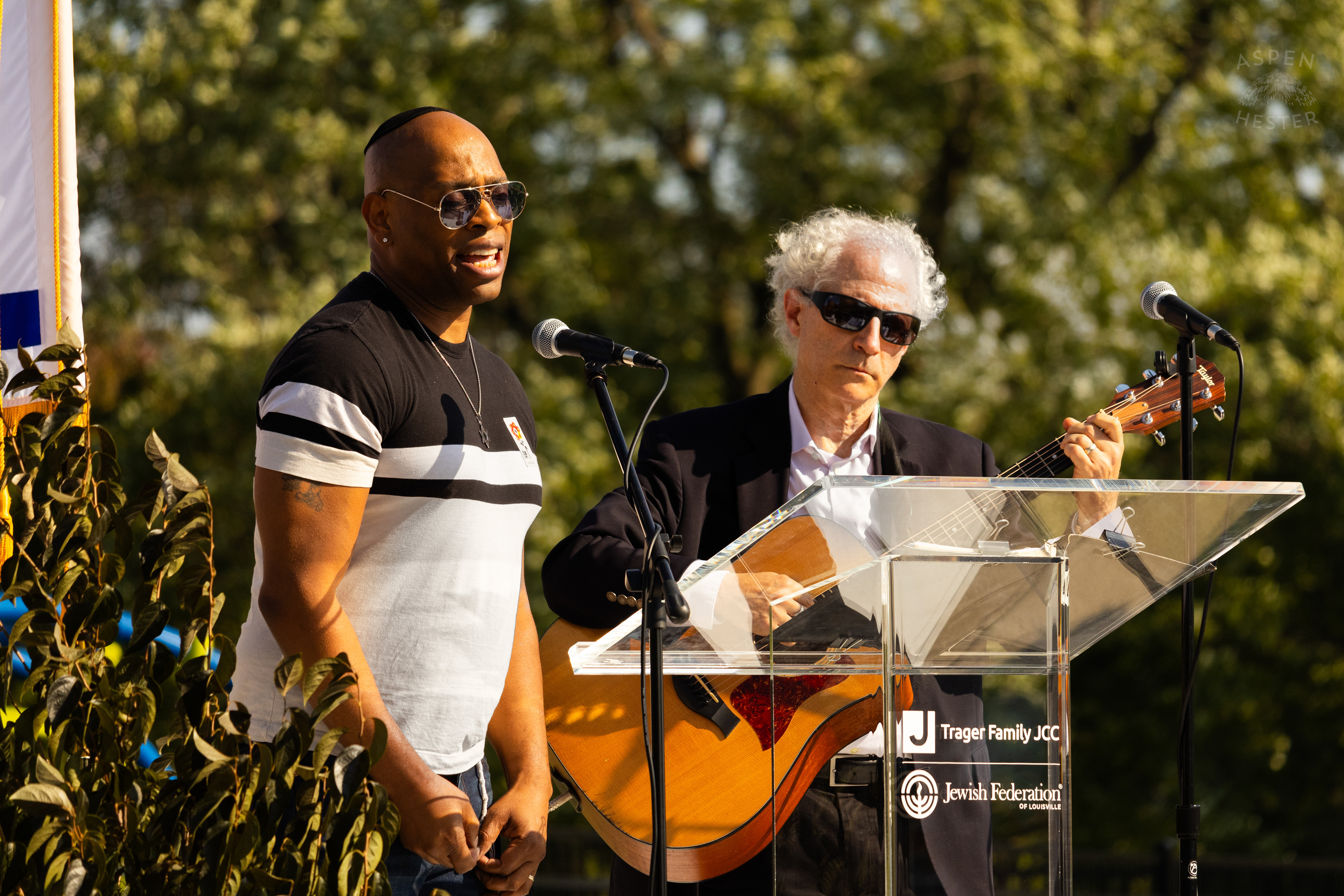 Singers Performing at The Trager Jewish Community Centers Gathering to Remember The Victims and Pray for Peace One Year After The October 7th 2023 Hamas Attack. October 6th, 2024/Aspen Hester