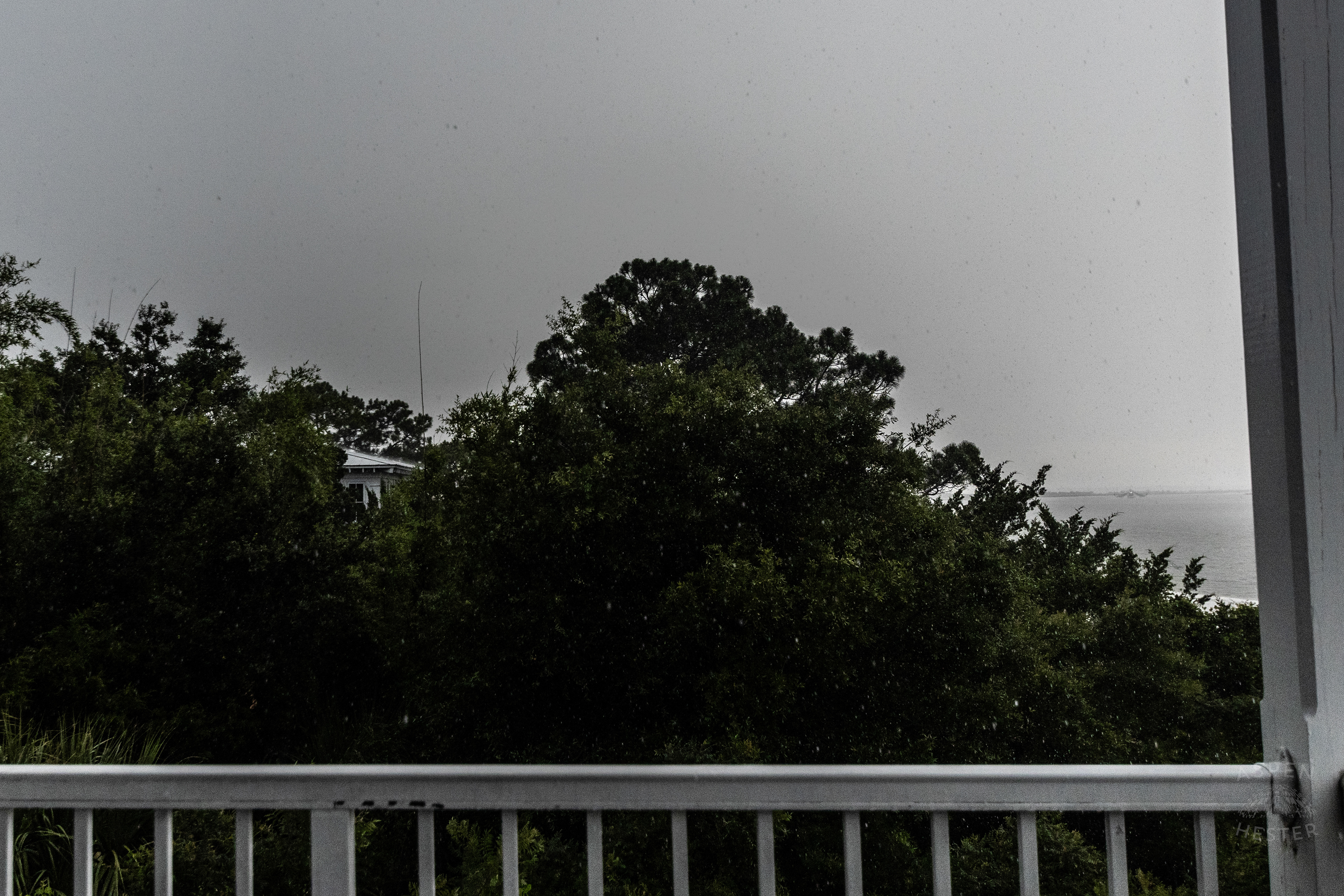 A Thunderstorm Rolls Over Tybee Island Georgia. June 27th, 2024/Aspen Hester