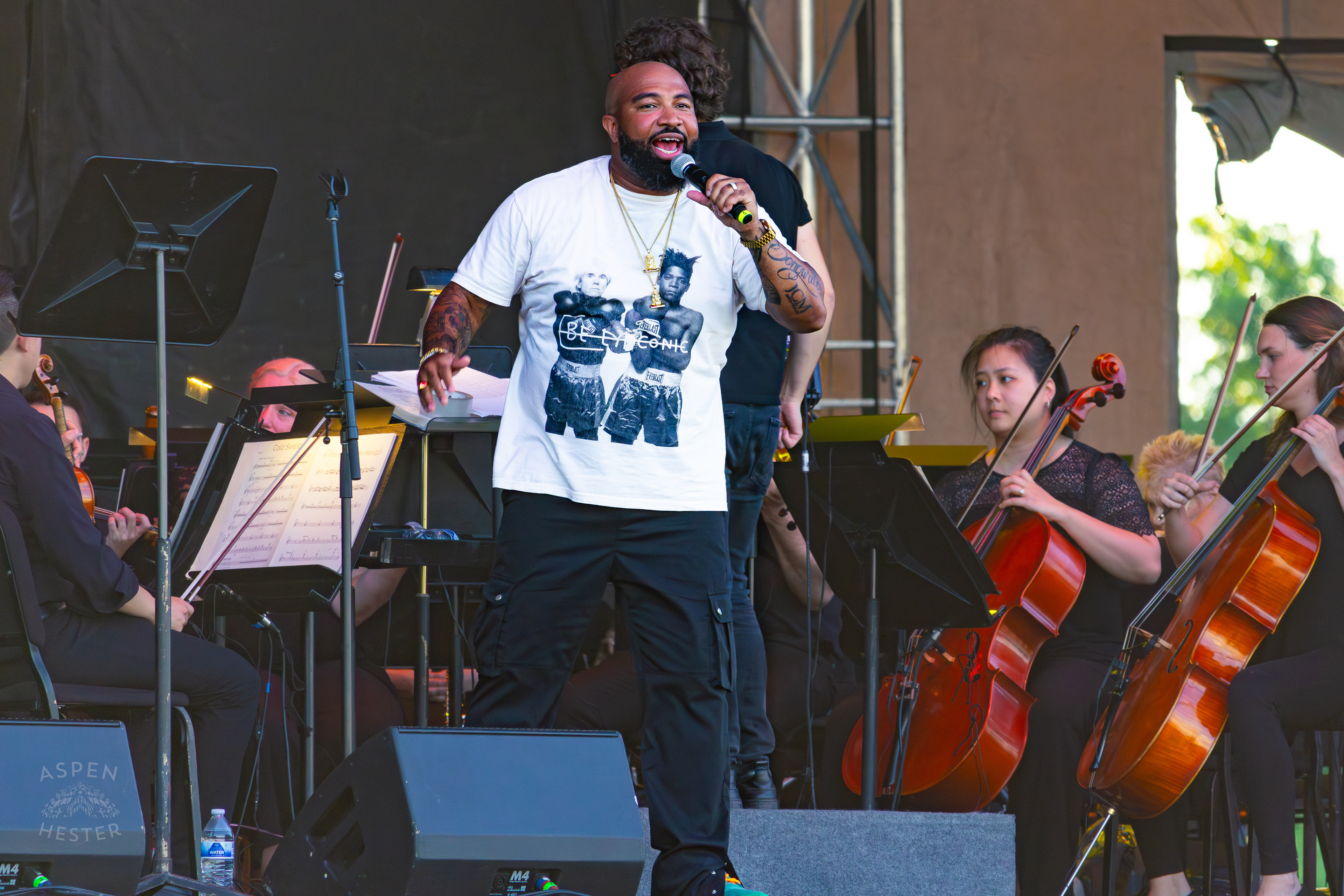 Jason Clayborn at Play America with The Louisville Orchestra. July 5th, 2024/Aspen Hester