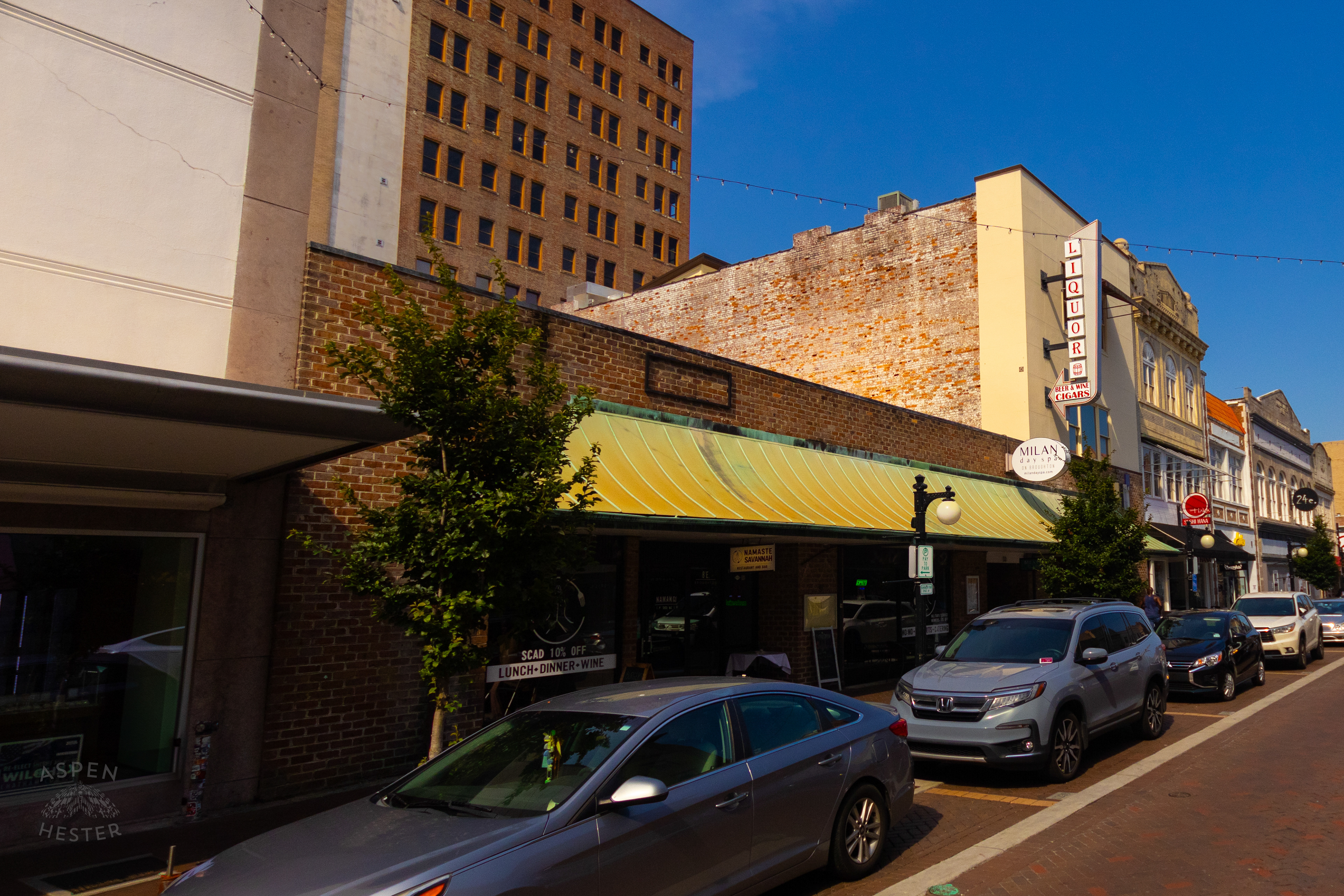 East Broughton Street in Savannah Georgia. June 26th, 2024/Aspen Hester