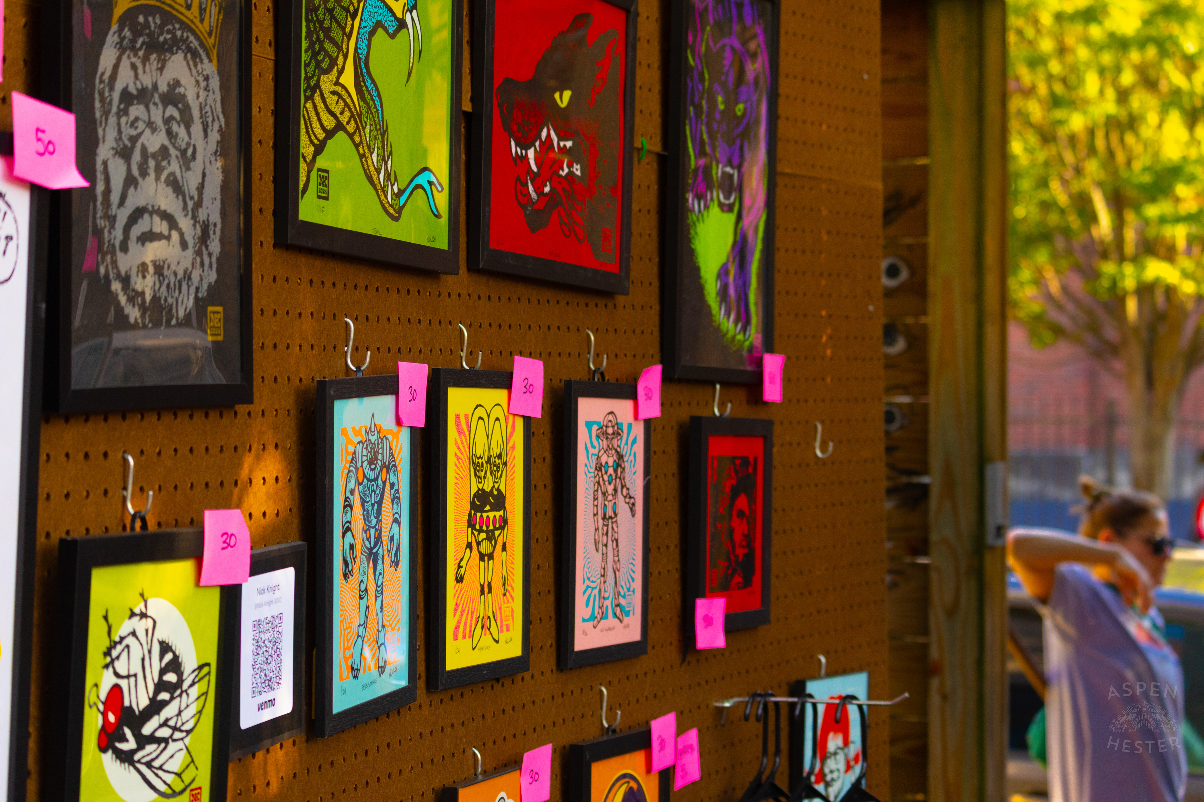 Pop Art Made by Nick Knight for Sale At The 2024 Louisville Unfair. October 5th, 2024/Aspen Hester