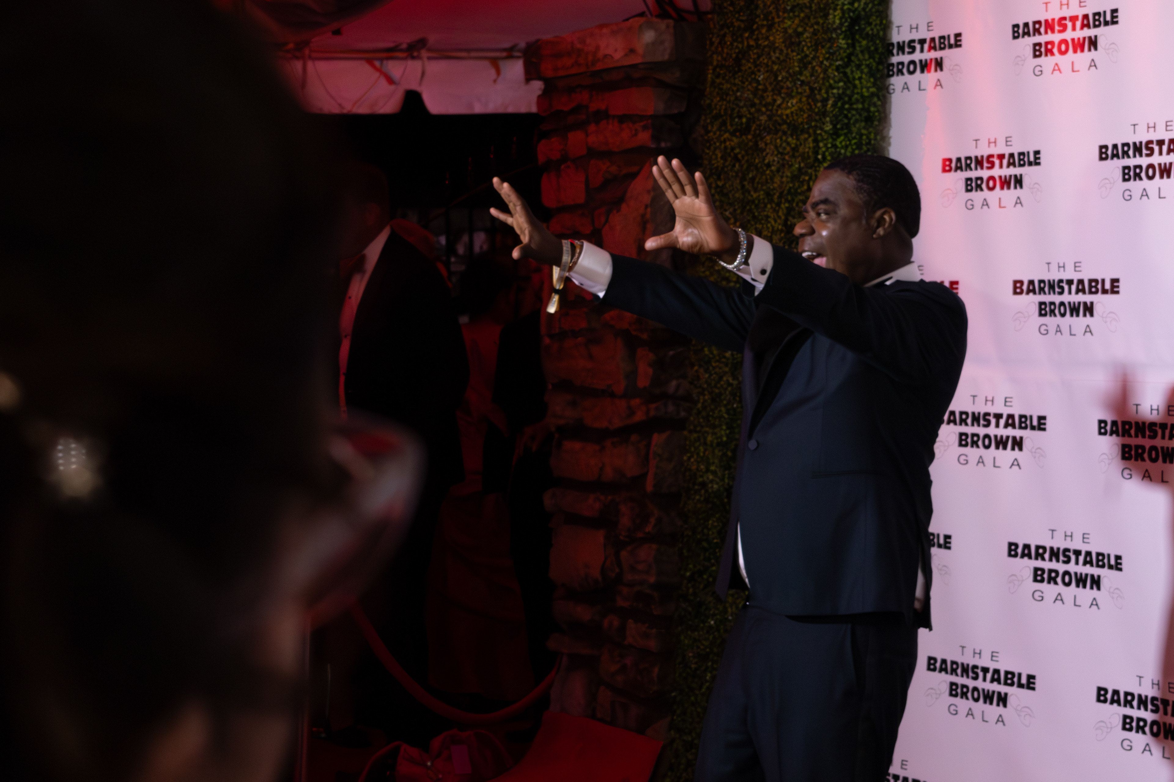 Tracy Morgan Poses on The Red Carpet at The 2024 Barnstable-Brown Gala. May 3rd, 2024/Aspen Hester