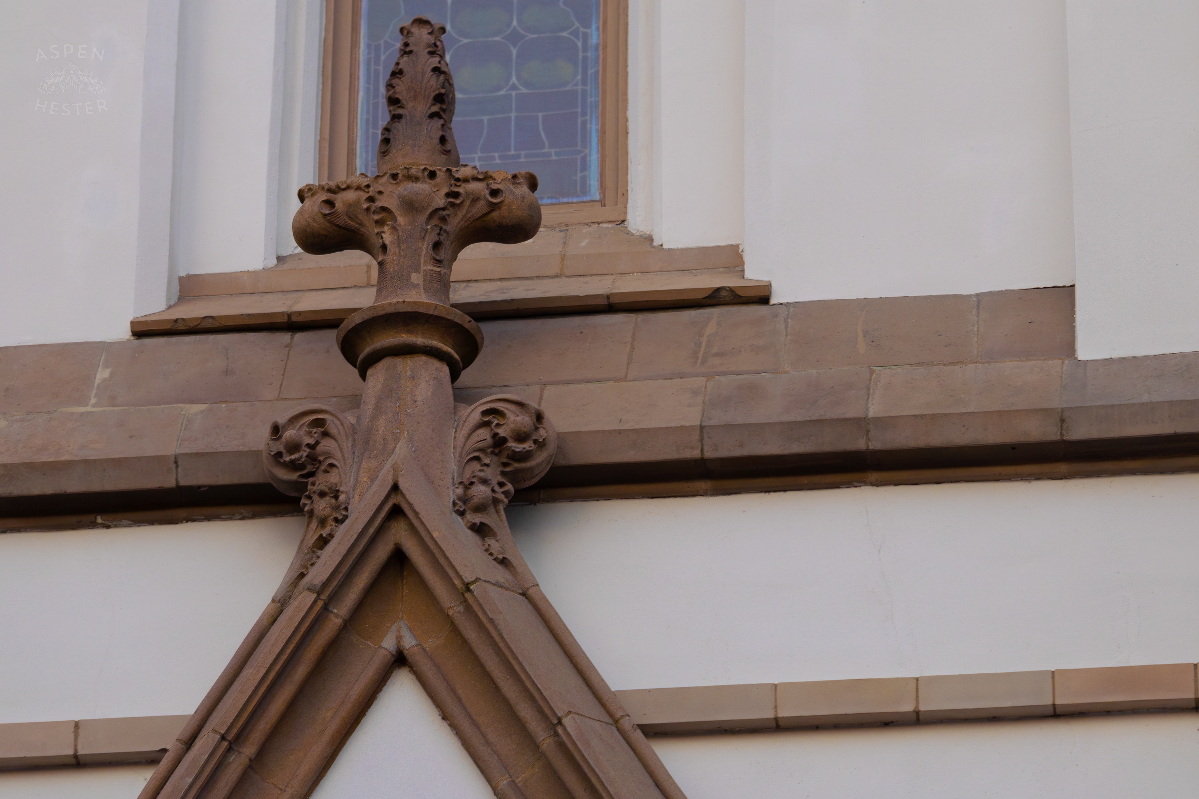 Intricate Details on The Cathedral of St. John the Baptist Savannah Georgia. June 24th, 2024/Aspen Hester