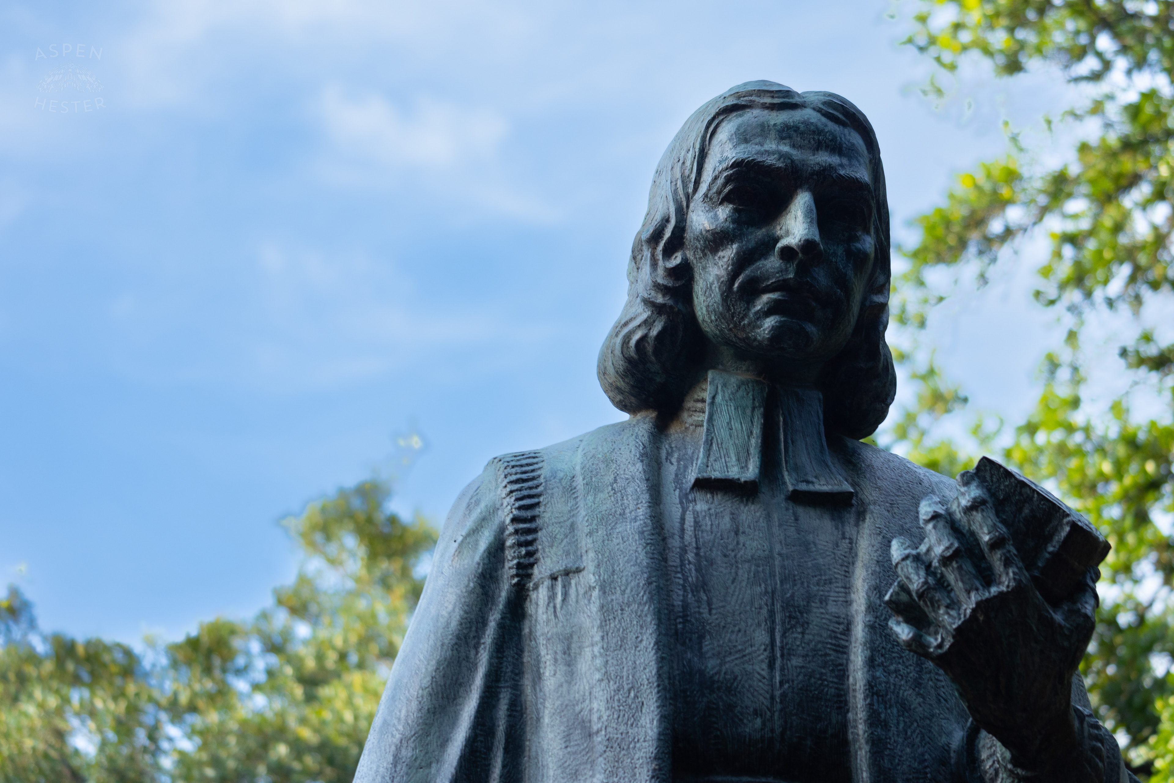 Statue of John Wesley In Savannah Georgia's Reynolds Square. June 24th, 2024/Aspen Hester