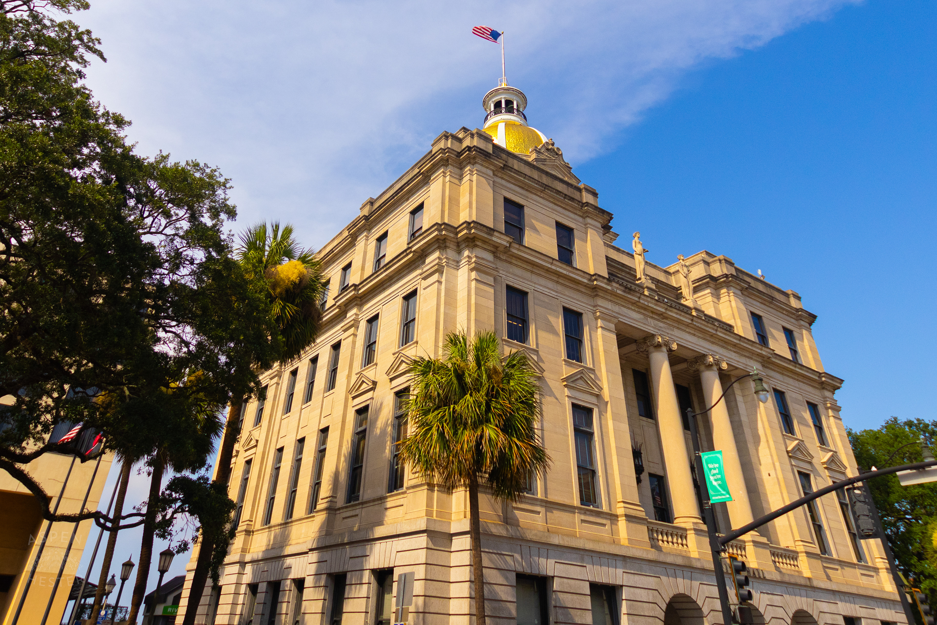 Savannah City Hall in Savannah Georgia. June 26th, 2024/Aspen Hester