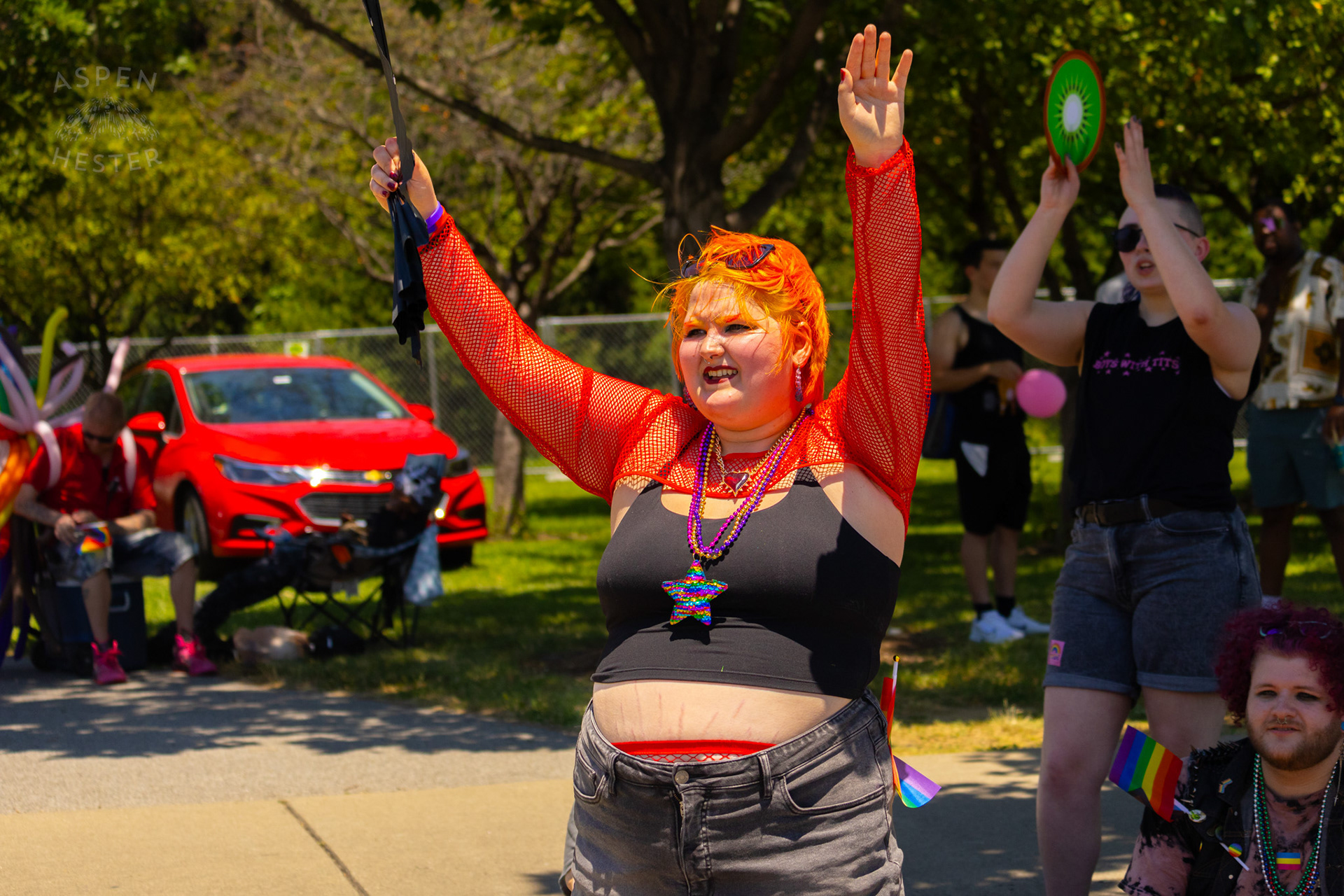 The Kentuckiana Pride Parade Watcher. June 15th, 2024/Aspen Hester