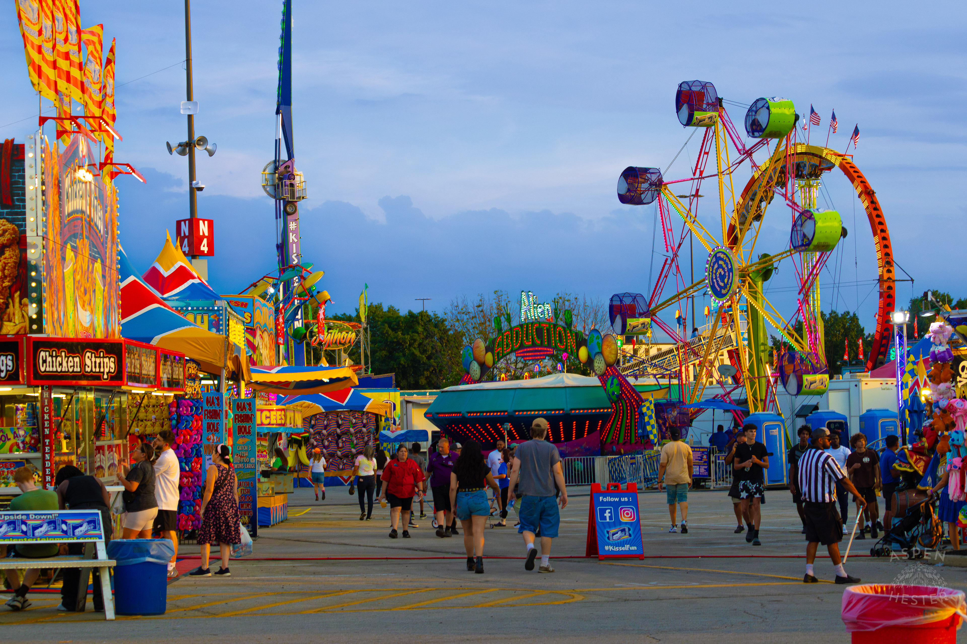 The 120th Kentucky State Fair at Sundown. July 15th, 2024/Aspen Hester
