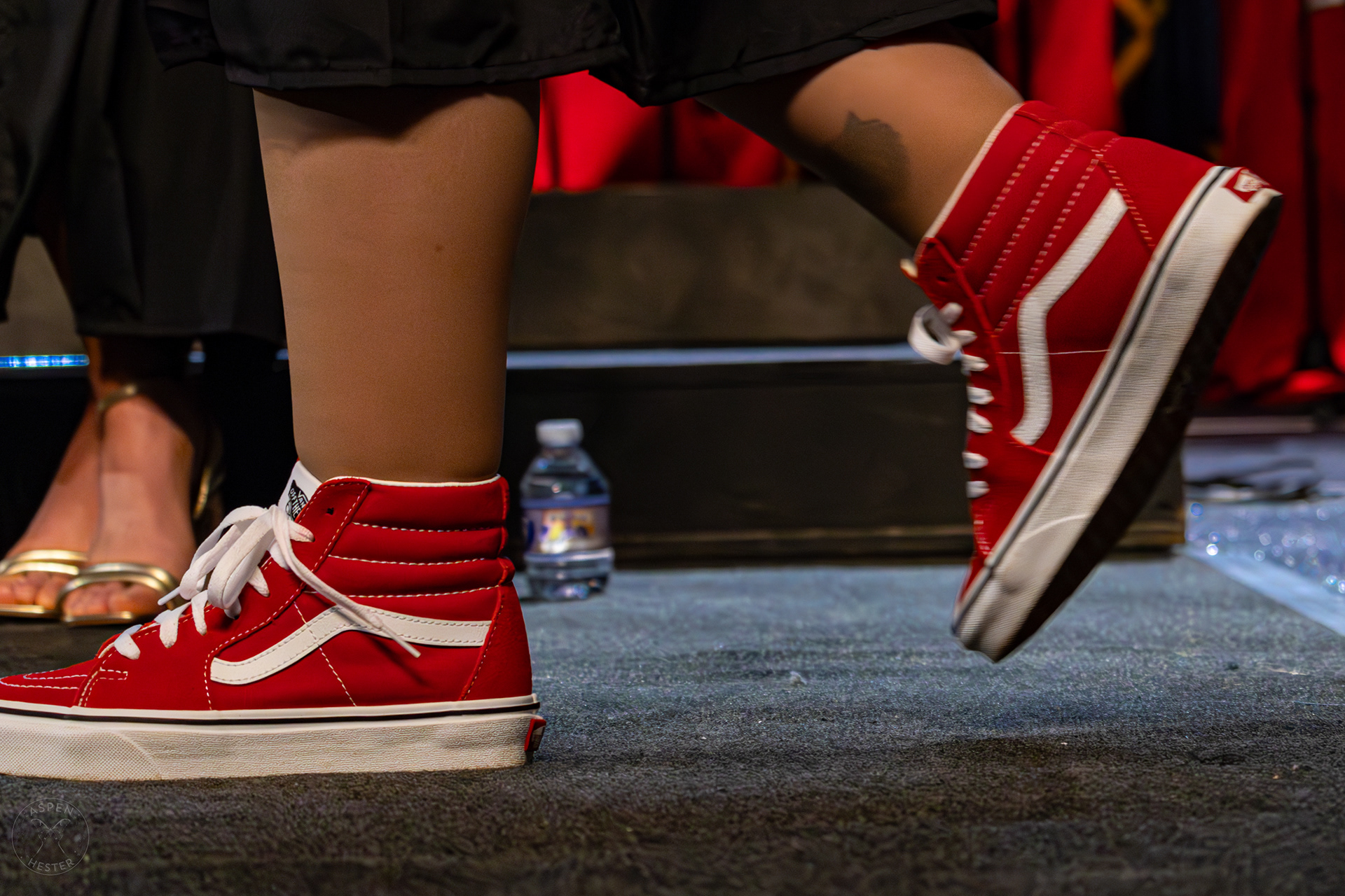 2024 UofL Graduate Walking Across The Stage at Commencement. May 11th, 2024/Aspen Hester
