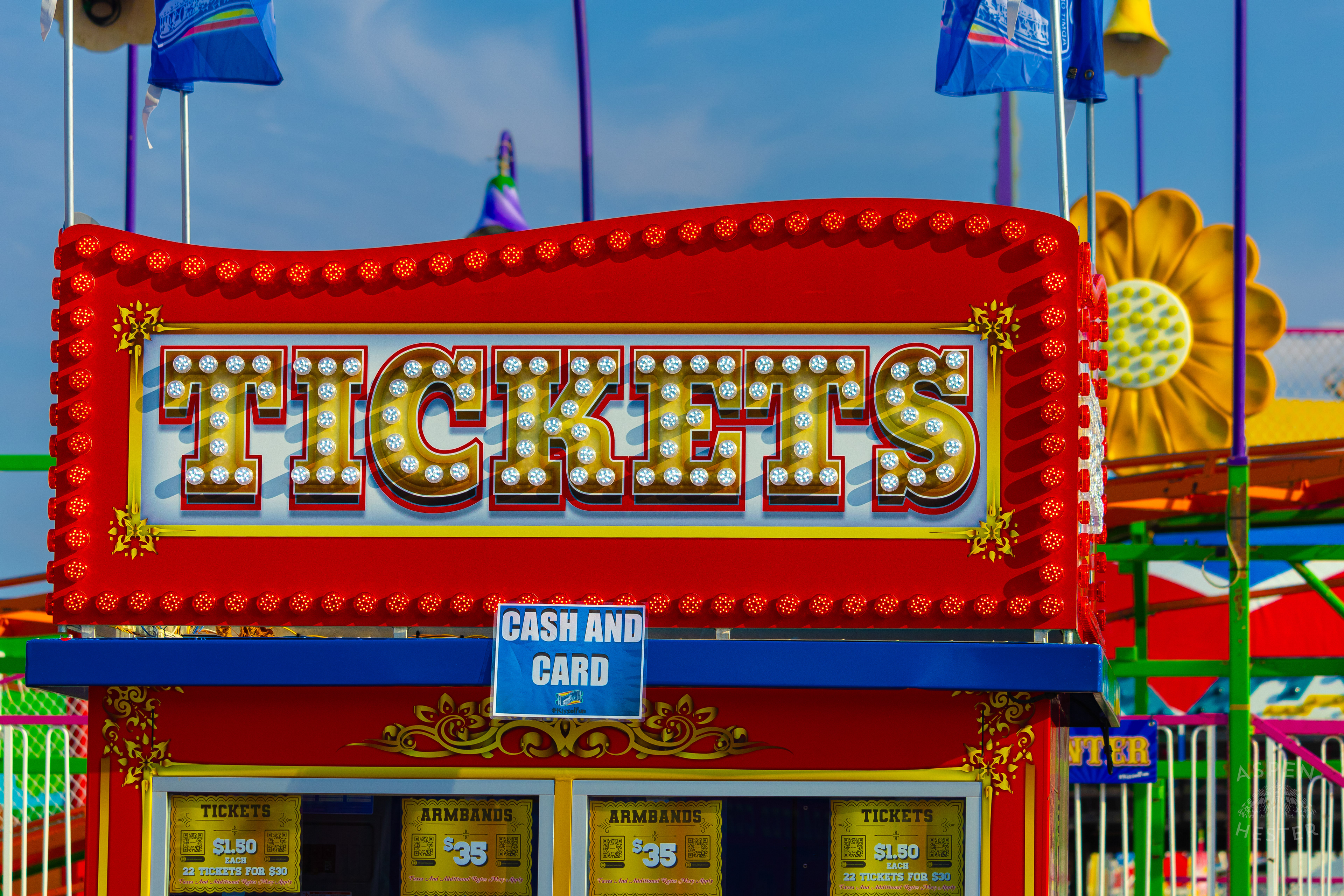 Ticket Sale Booth at The 120th Kentucky State Fair. July 15th, 2024/Aspen Hester