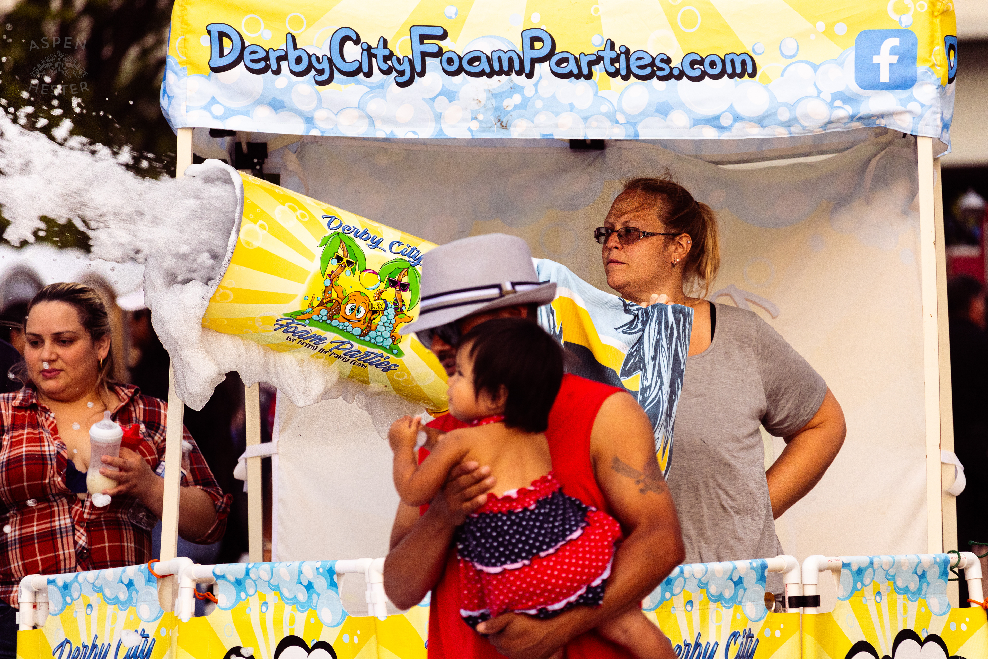 Bubble Party at Waterfront Park Fourth of July. July 4th, 2024/Aspen Hester