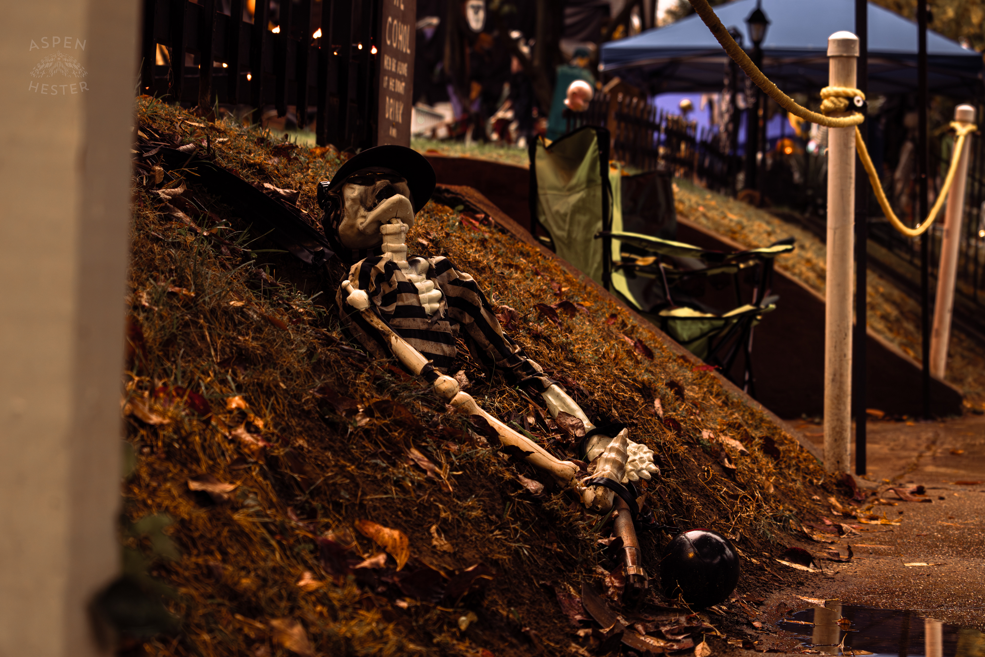 Jailbreak Jake Along Hillcrest Avenue on Halloween Night. October 31st, 2024/Aspen Hester