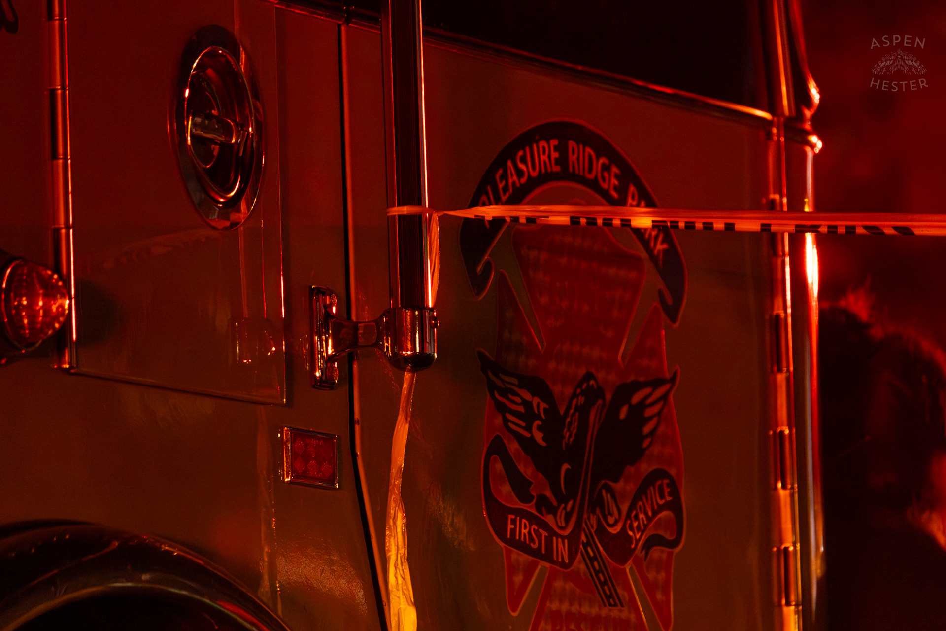 PRP Firefighters Battle A Flames at Big Run Creek Apartments. June 7th, 2024/Aspen Hester
