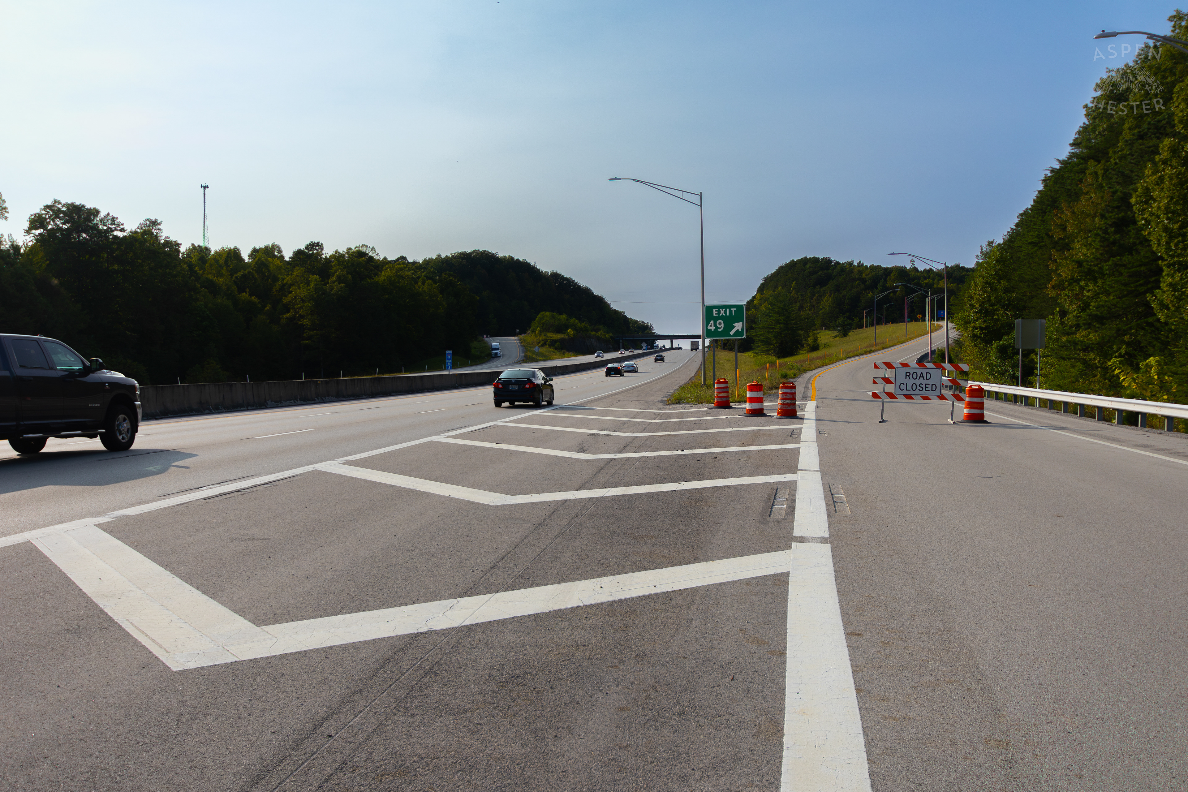 Exit 49 in London KY where Joseph Couch is Suspected of Shooting at Least 12 Cars and Wounding 5 People Driving Past on I-75. September 8th, 2024/Aspen Hester