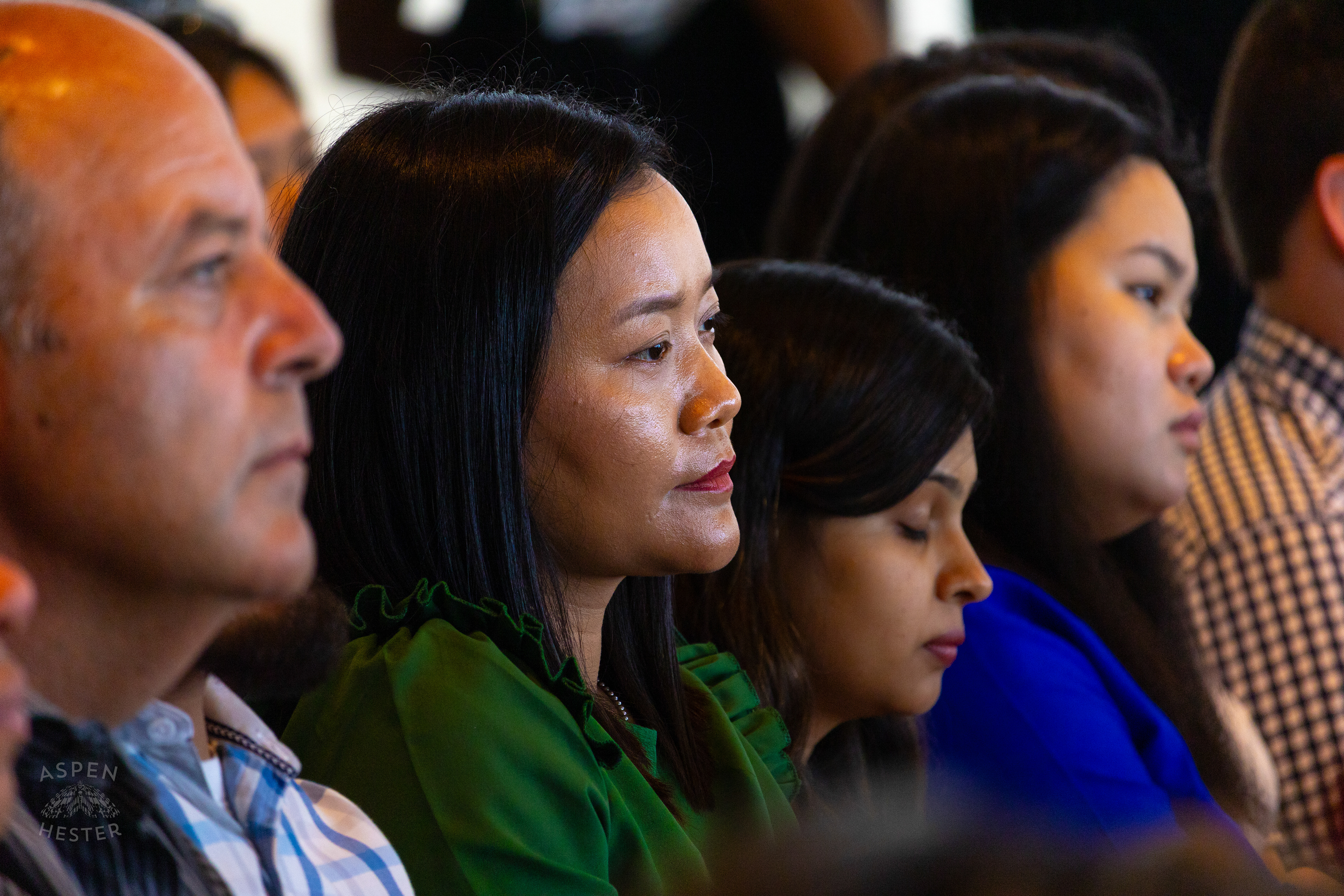 New American Citizens During WorldFest's Naturalization Ceremony. August 30th, 2024/Aspen Hester