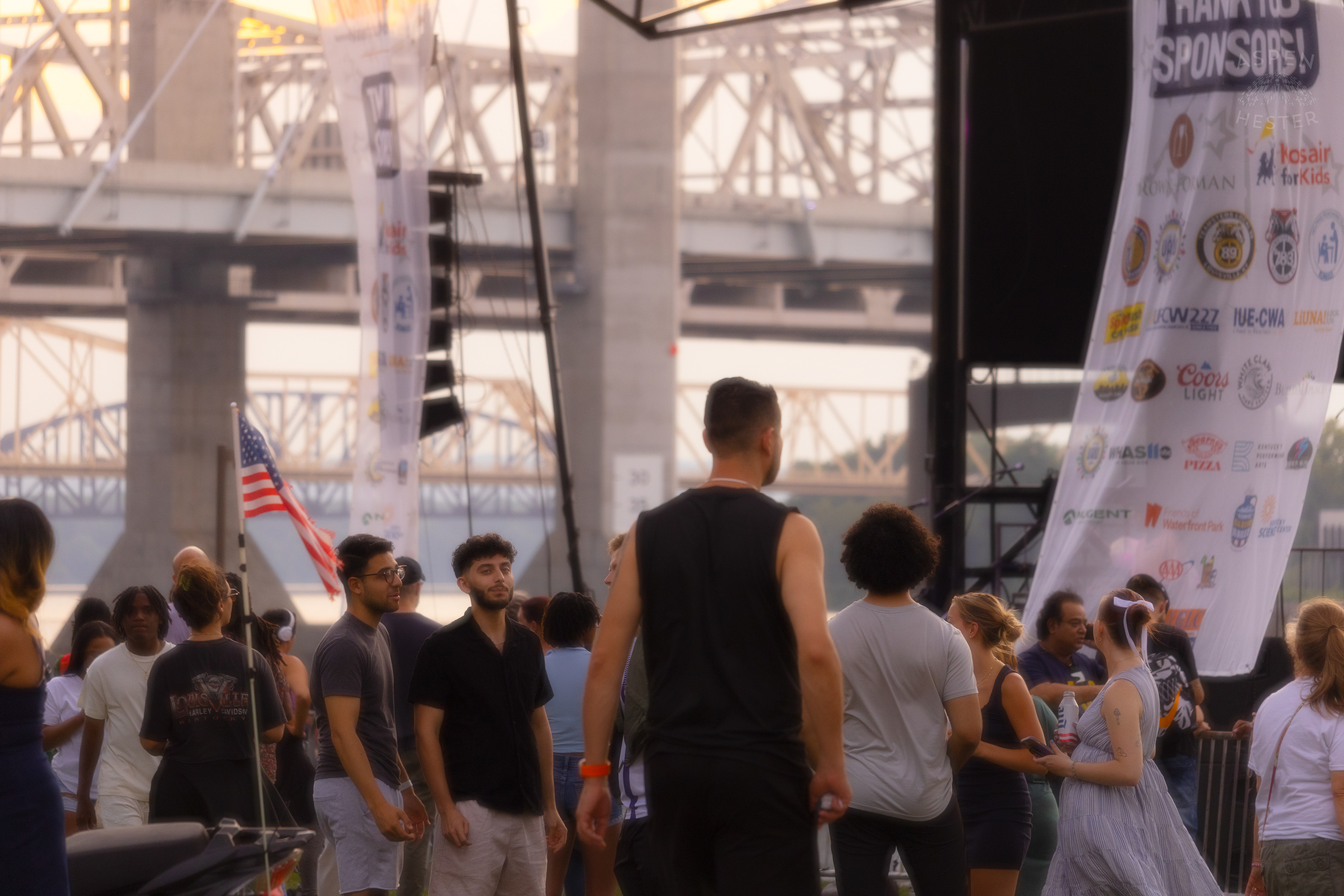 The Stage at Waterfront Park 4th of July. July 4th, 2024/Aspen Hester