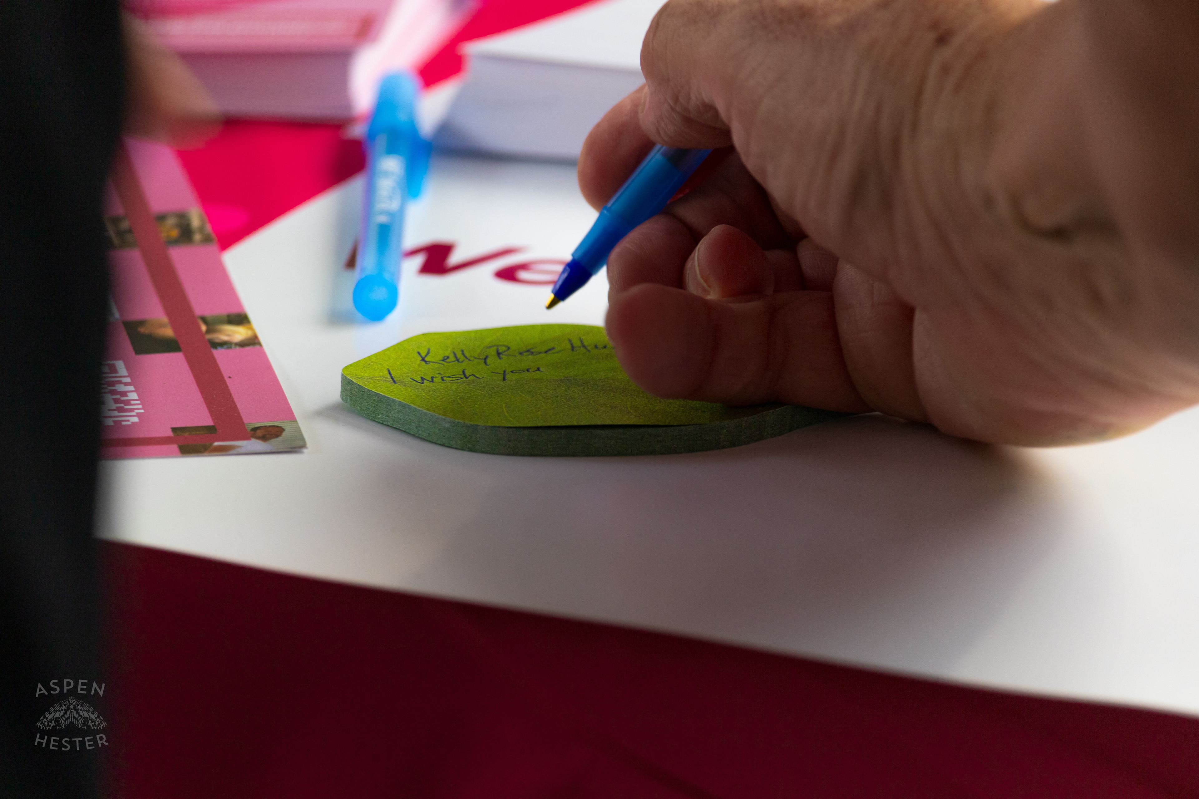 Victims of Overdose’s Loved Ones Write Their Name on A Leaf to Be Put in A Memorial Basket at The 3rd Annual Vocal KY International Overdose Awareness Day Rally and March. August 31st, 2024/Aspen Hester