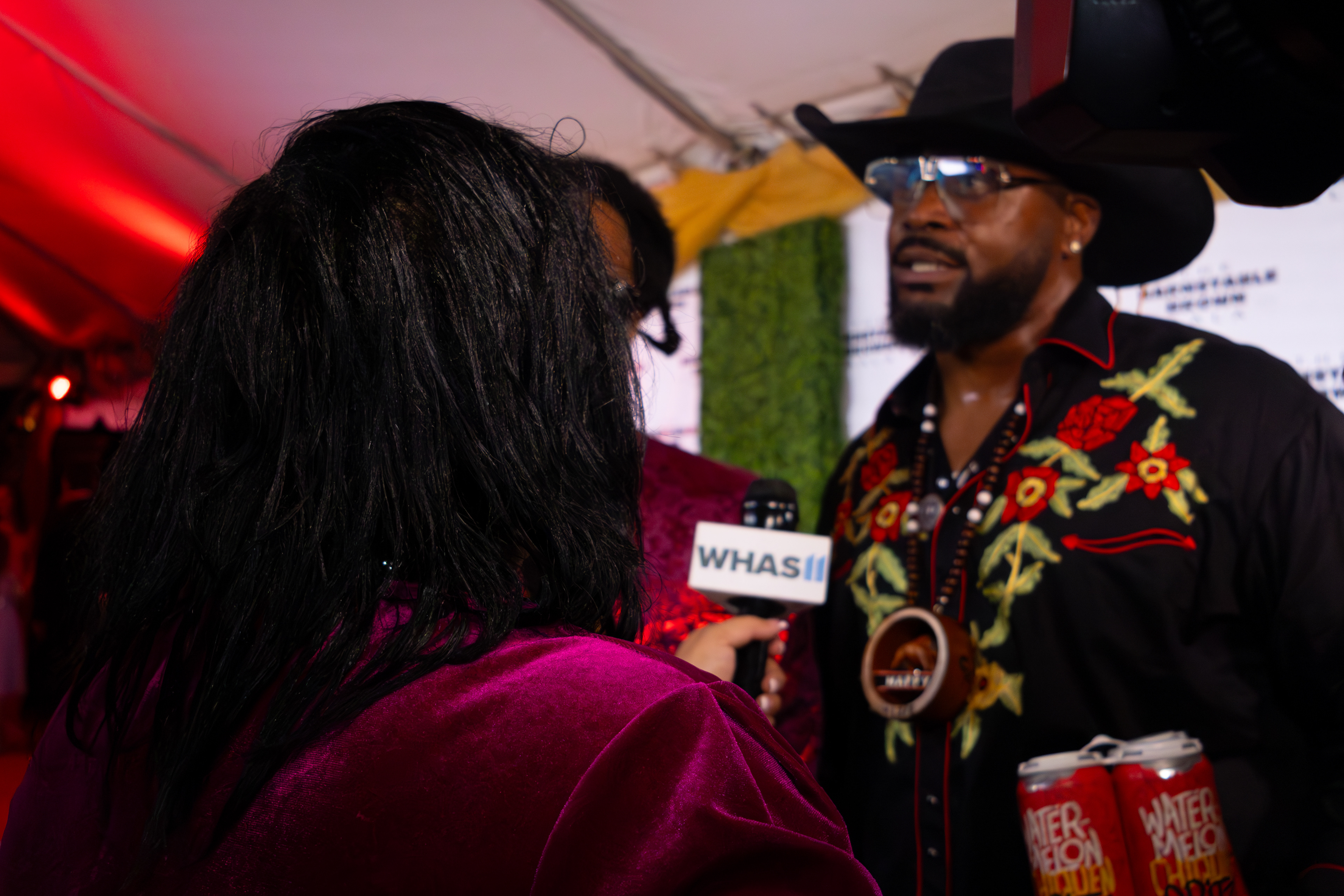 Nappy Roots Talks to Reporters on The Red Carpet at The 2024 Barnstable-Brown Gala. May 3rd, 2024/Aspen Hester