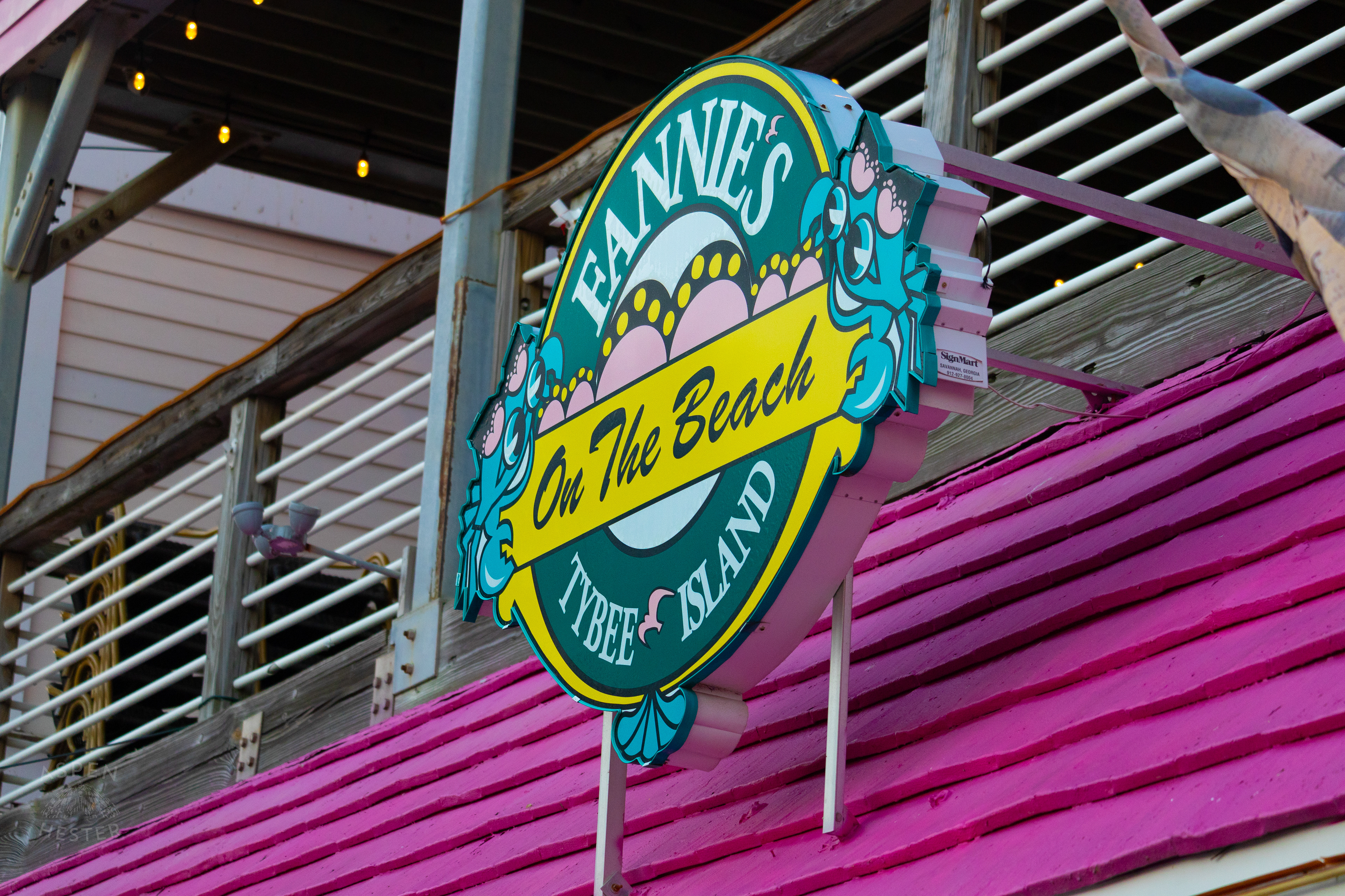 Fannie's Restaurant on Main Street Tybee Island Georgia. June 23rd, 2024/Aspen Hester