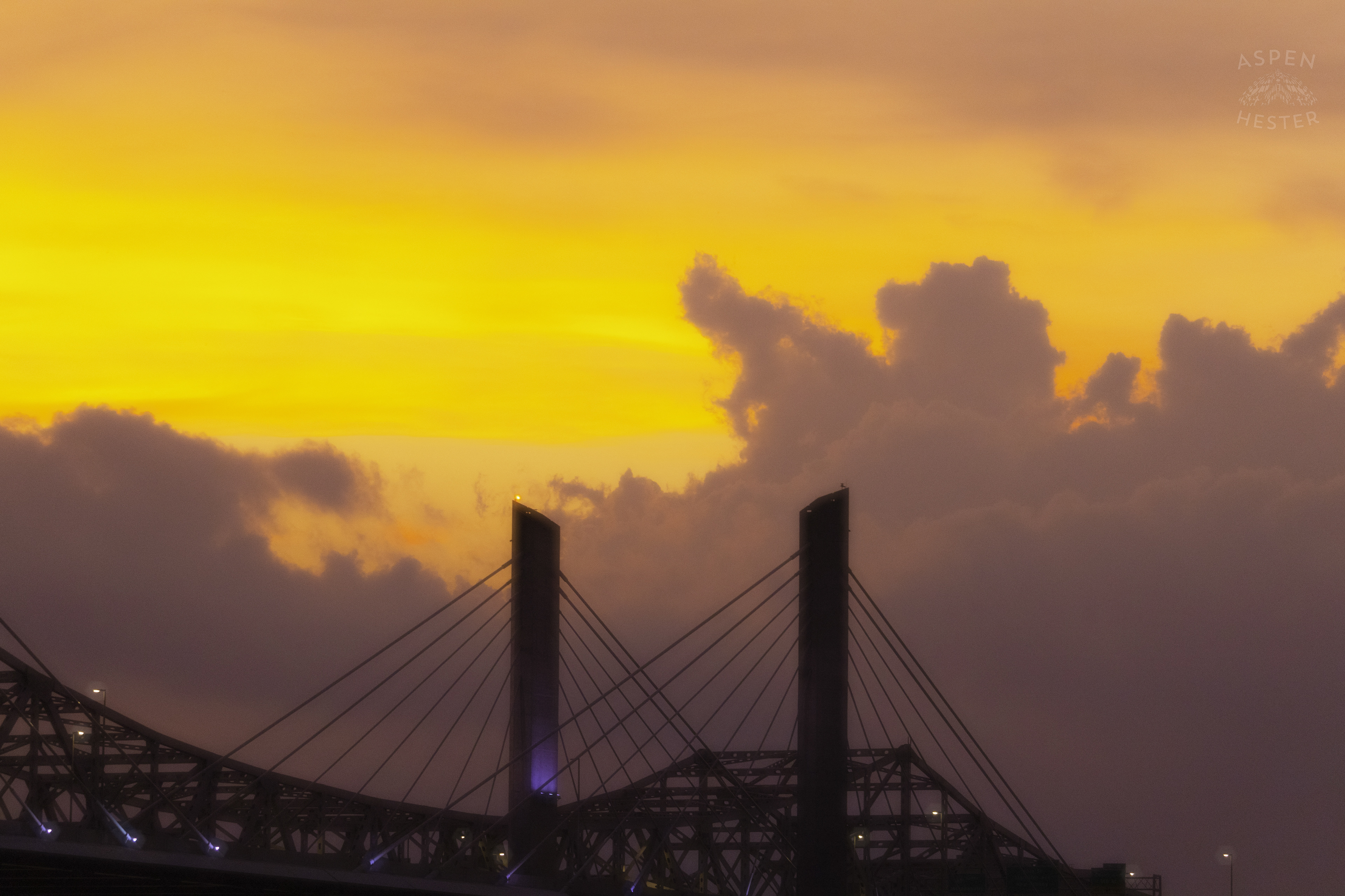 Sunset Over Waterfront Park 4th of July. July 4th, 2024/Aspen Hester