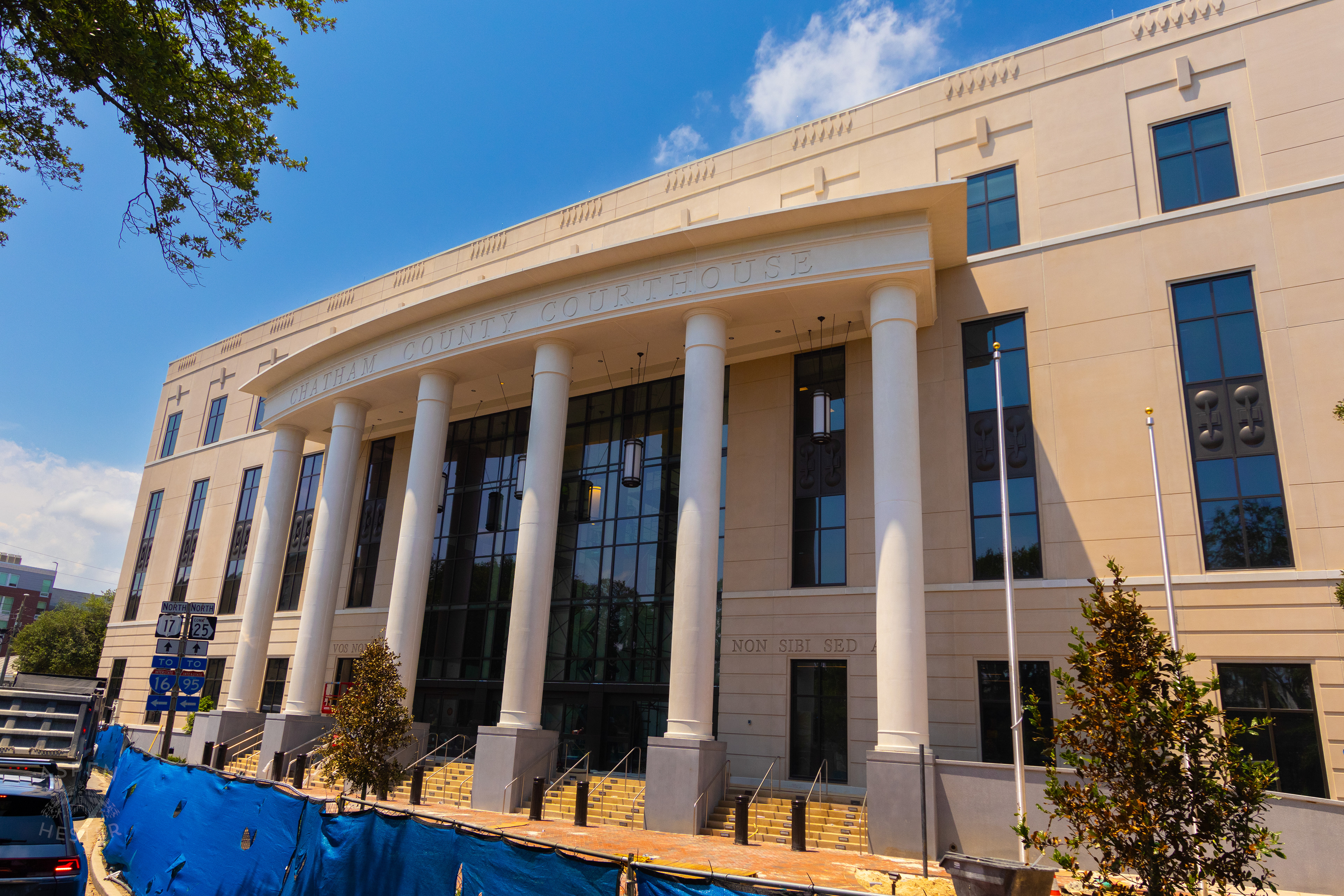 Chatham County Courthouse in Savannah Georgia. June 26th, 2024/Aspen Hester