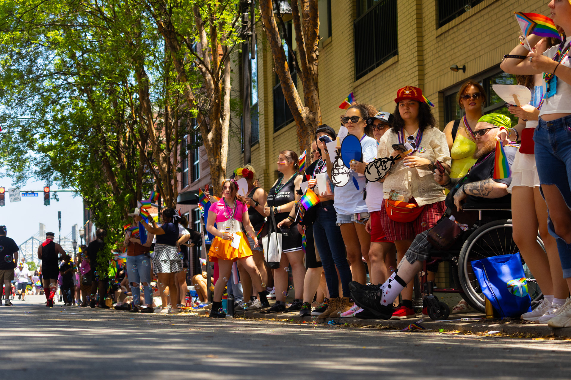 The Kentuckiana Pride Parade Watchers. June 15th, 2024/Aspen Hester