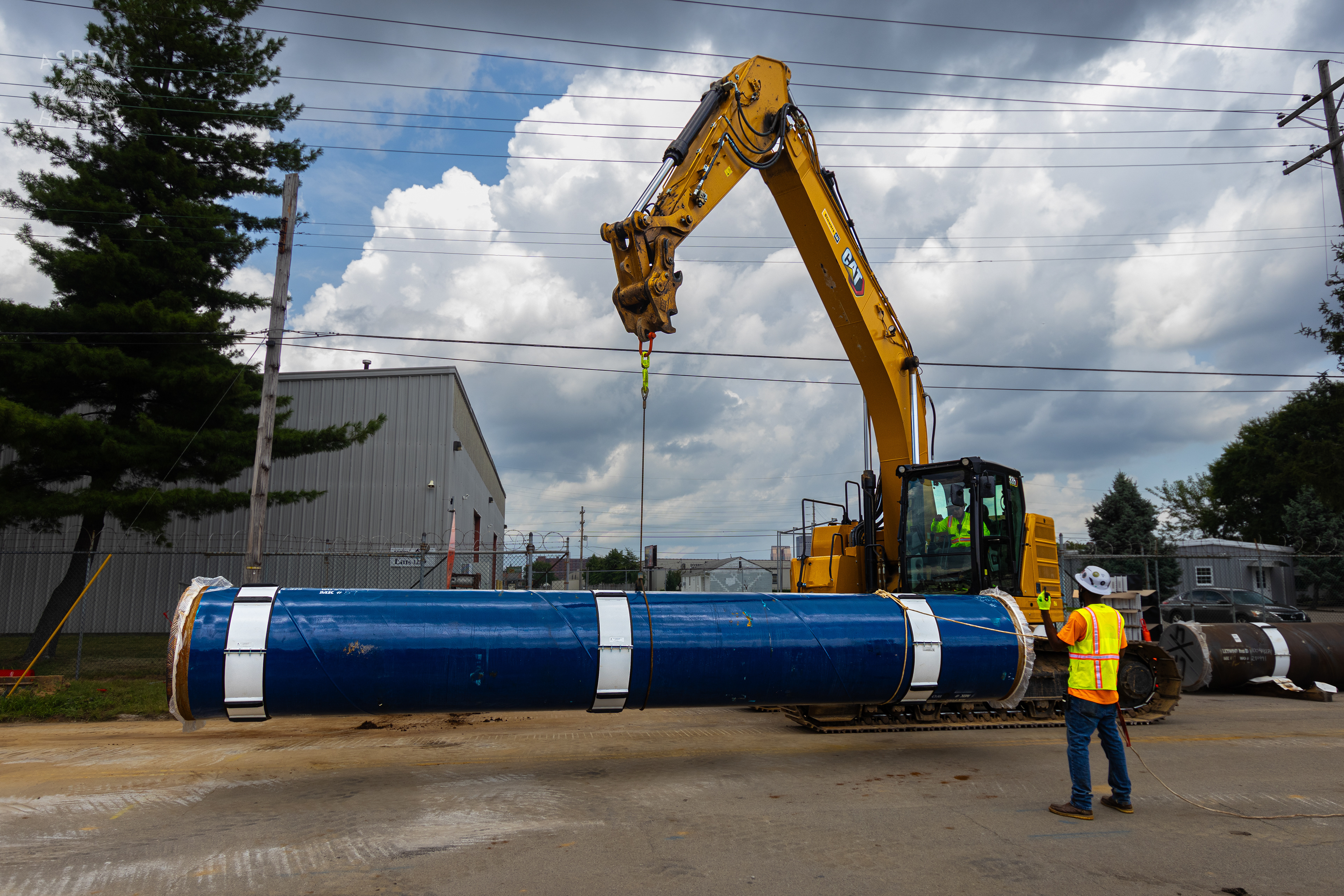 Louisville Water Company Working to Rehabilitate 130 Year Old Park Hill Water Main. July 31st, 2024/Aspen Hester