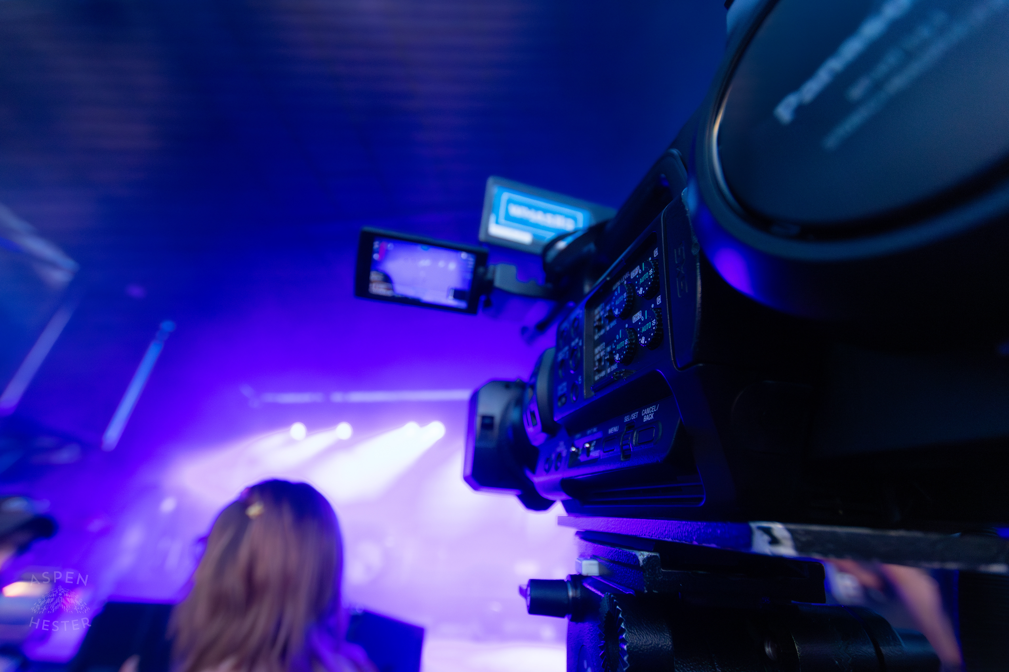 WHAS-11 Camera Before Chappell Roan Hits The Stageat Kentuckiana Pride. June 15th, 2024/Aspen Hester