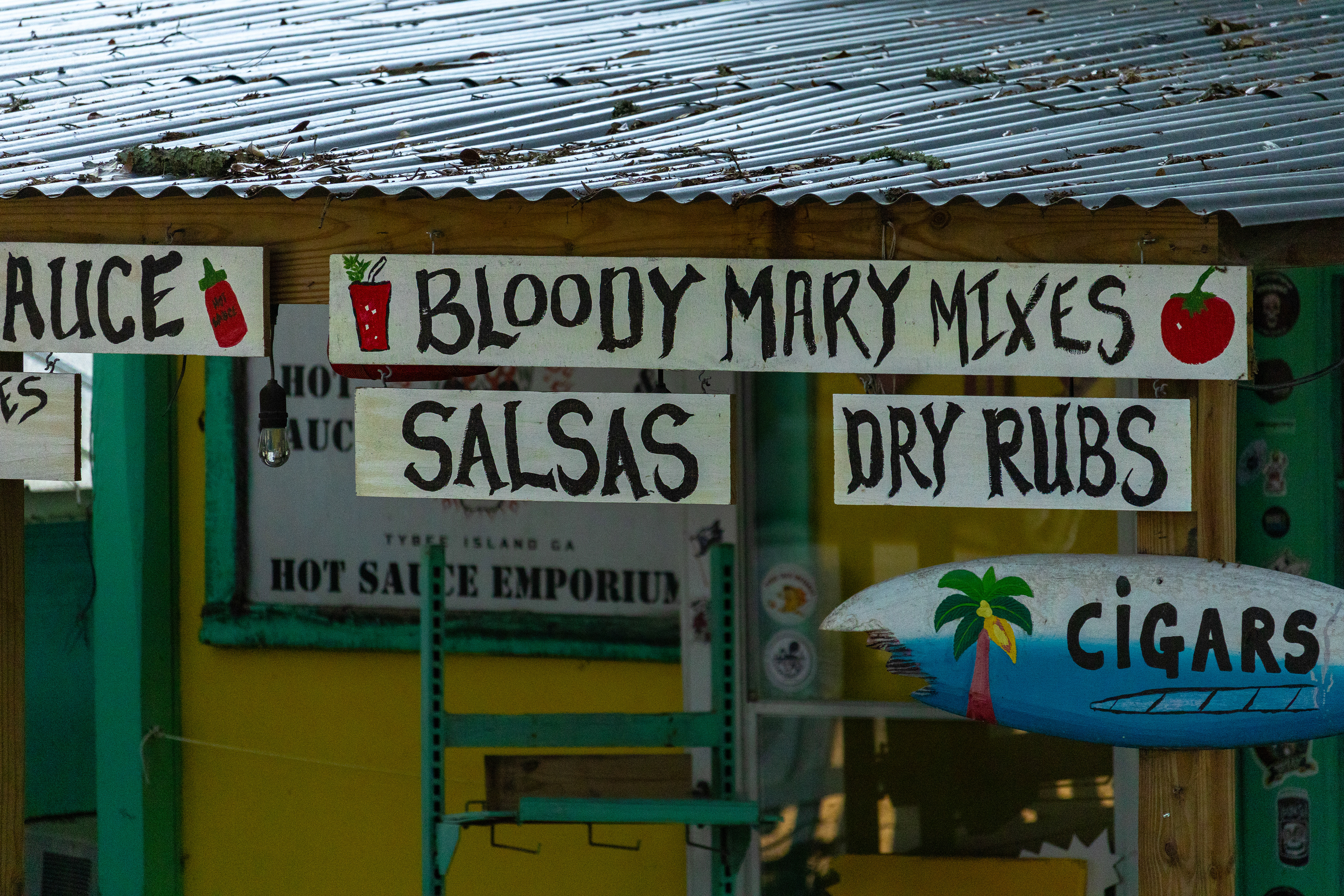 Hot Sauce Emporium on Tybee Island Georgia. June 25th, 2024/Aspen Hester