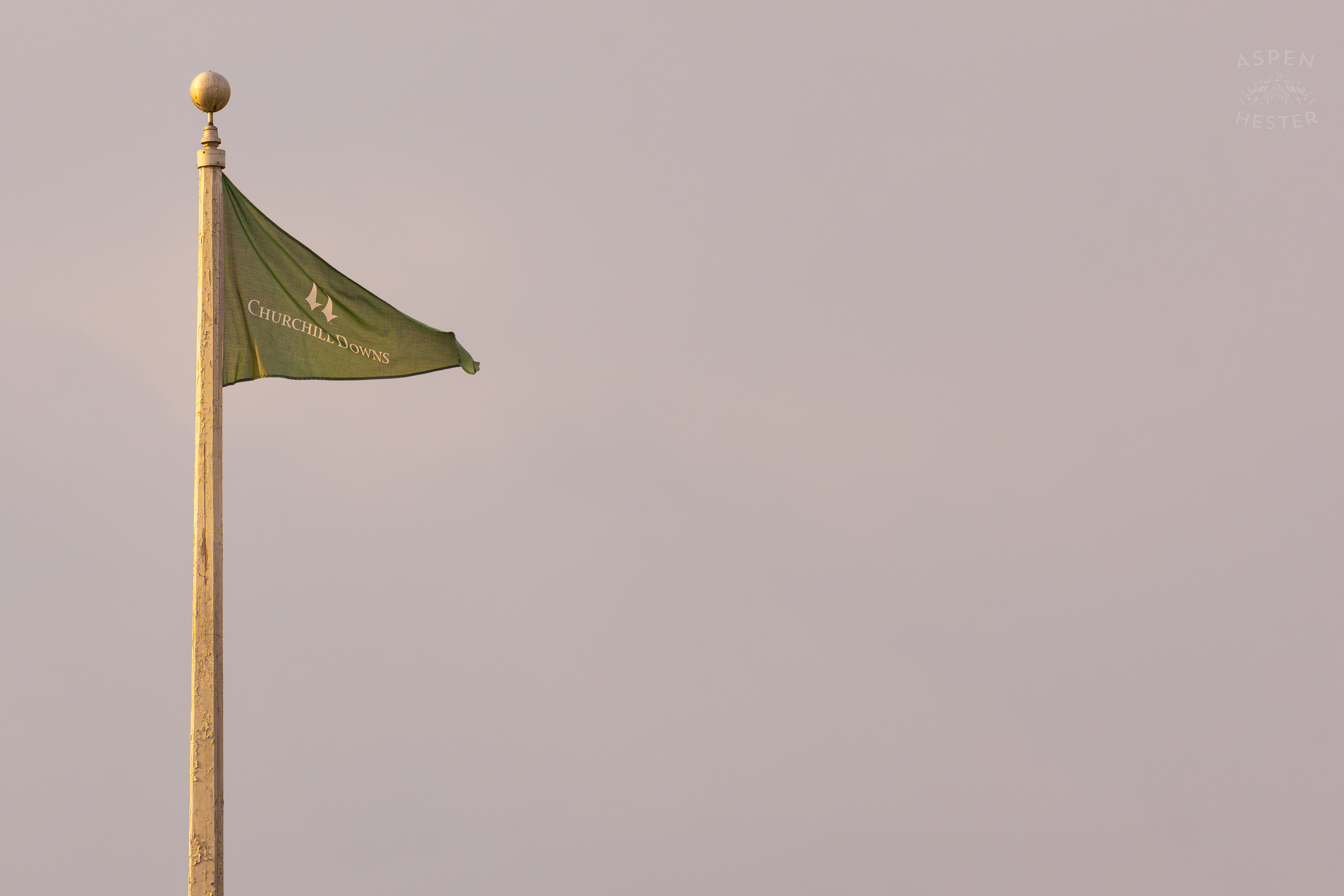 Flags Flying Over The Track During The Thanksgiving Day Festivities At Churchill Downs. November 28th, 2024/Aspen Hester