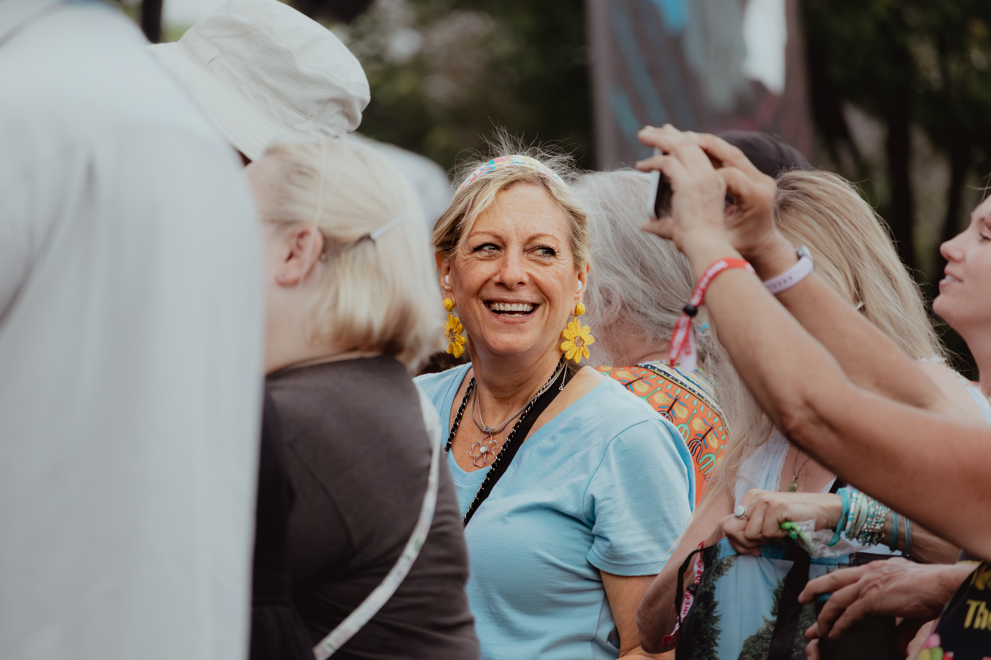 People Enjoying the Music at Abbey Road on The River. May 25th, 2024/Aspen Hester