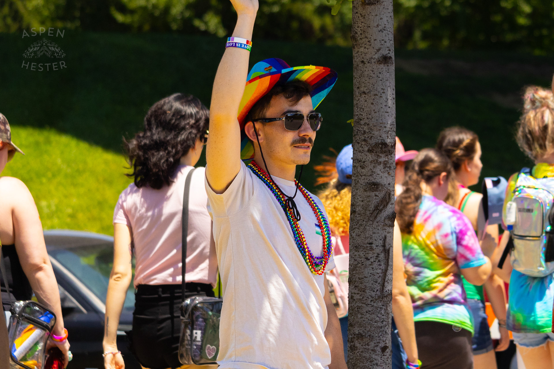 The Kentuckiana Pride Parade Watcher. June 15th, 2024/Aspen Hester