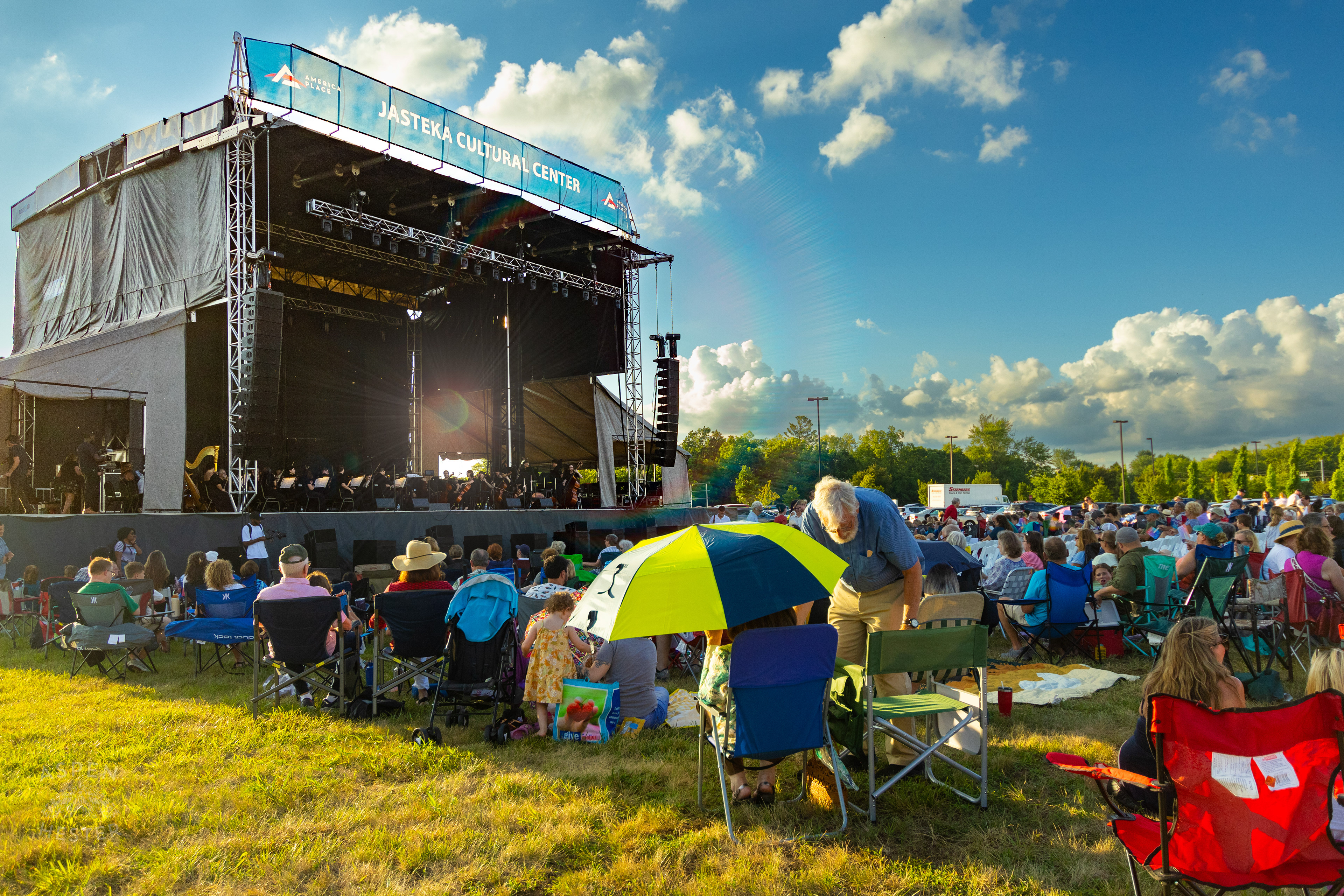 Jasteka Cultural Center Stage at Play America with The Louisville Orchestra. July 5th, 2024/Aspen Hester