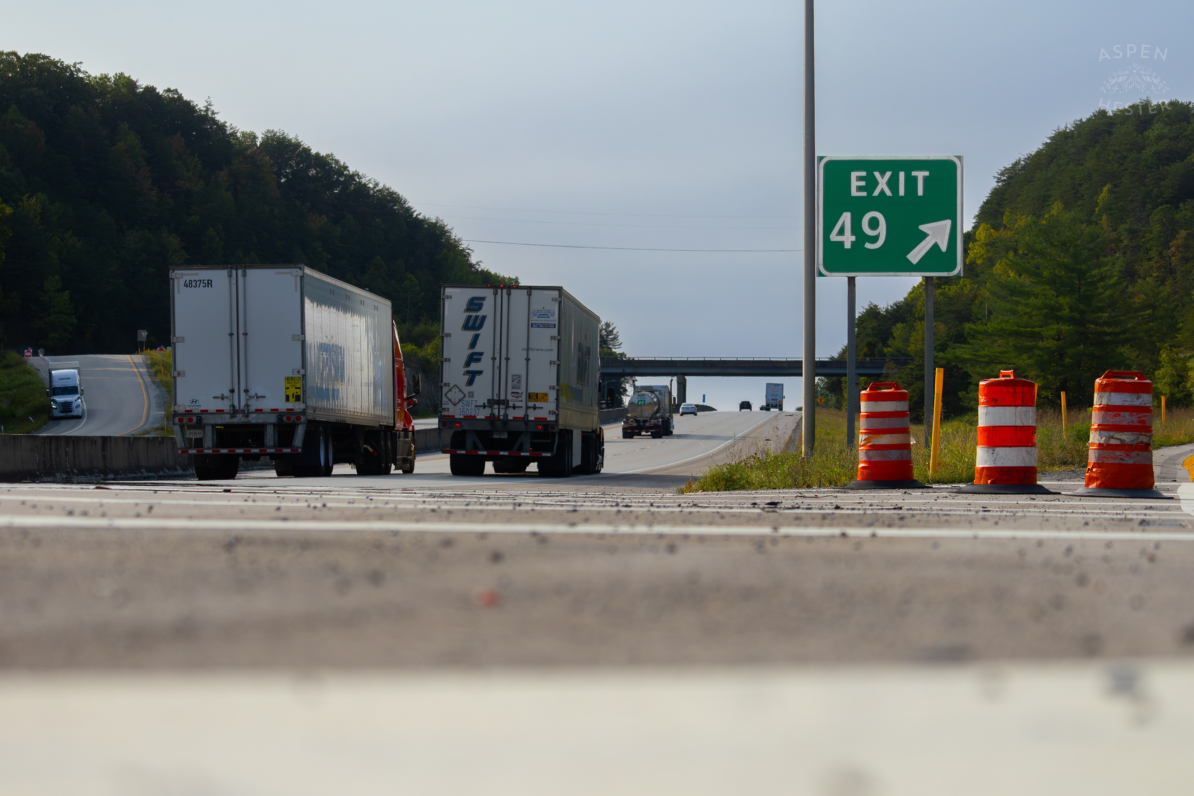Exit 49 in London KY where Joseph Couch is Suspected of Shooting at Least 12 Cars and Wounding 5 People Driving Past on I-75. September 8th, 2024/Aspen Hester