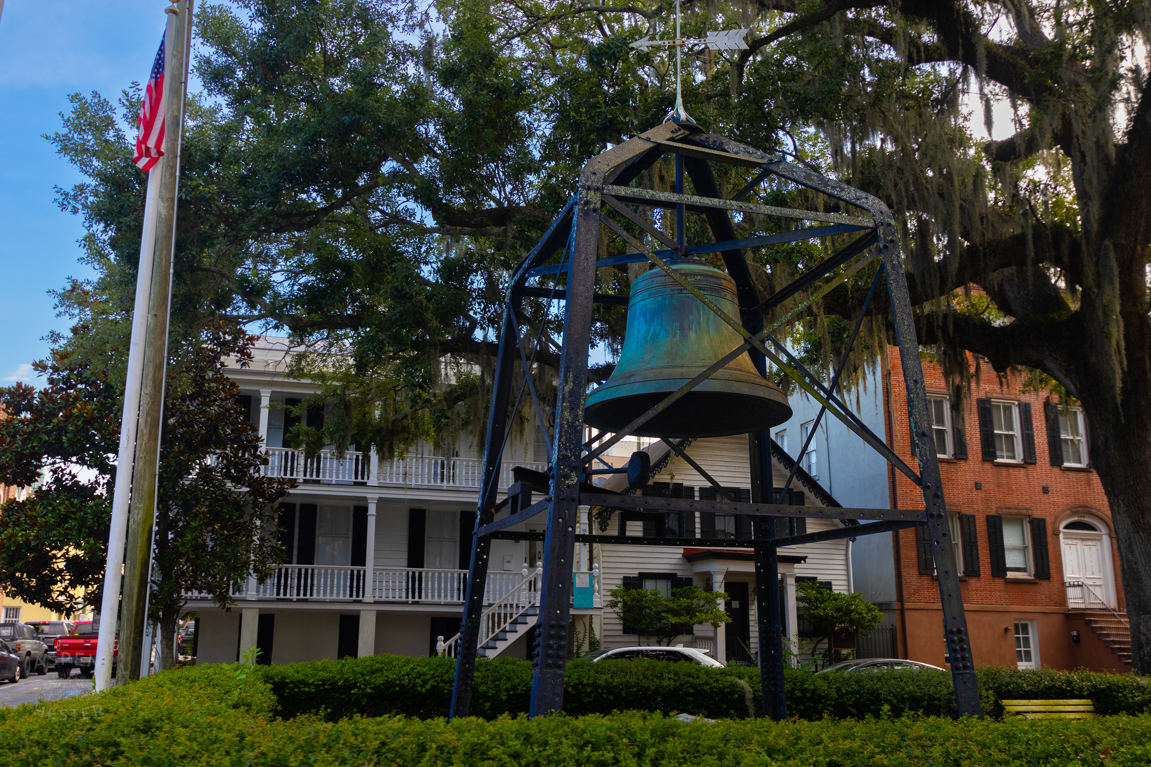 The Big Duke Alarm Bell in Savannah Georgia. June 26th, 2024/Aspen Hester