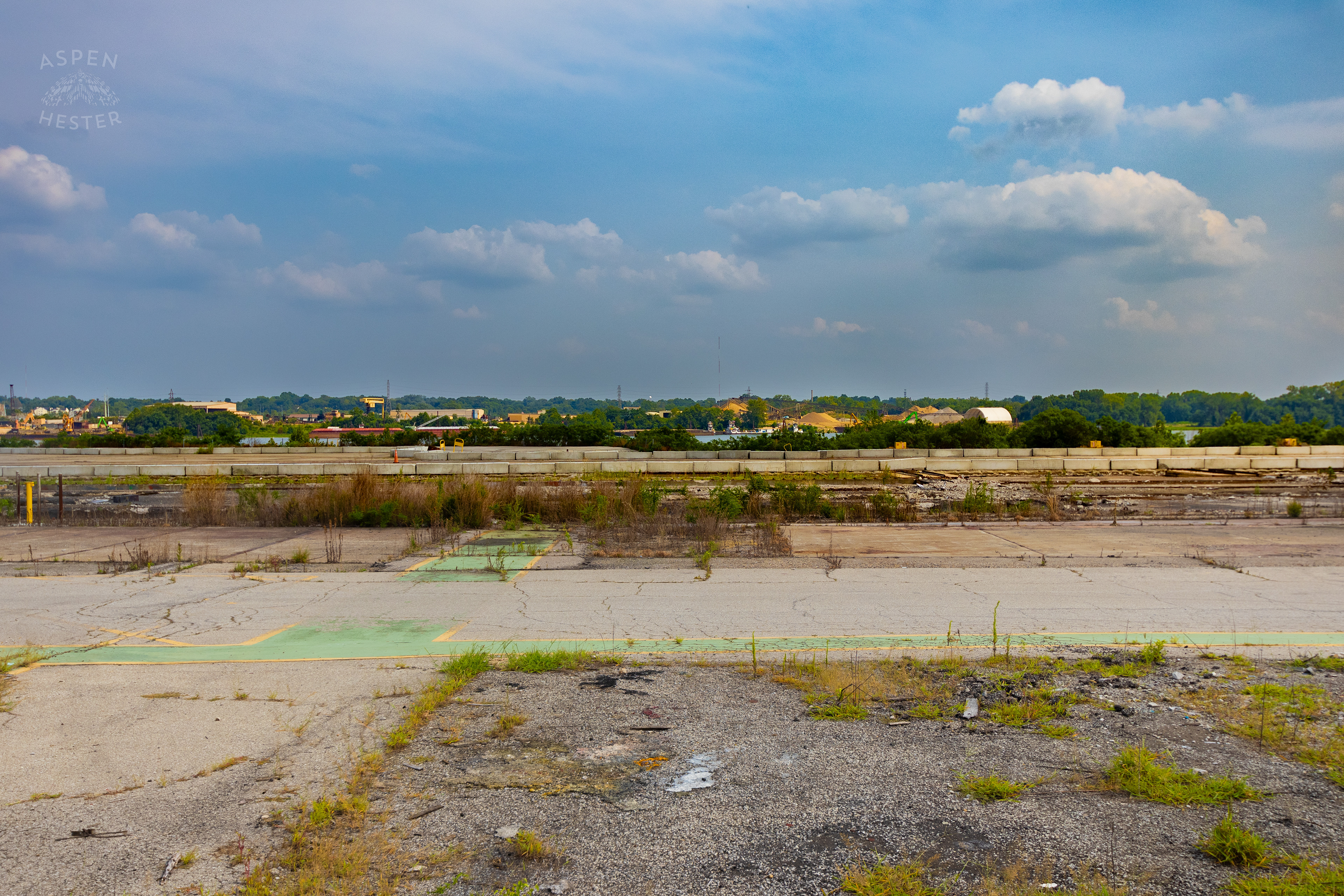 The Abandoned Jeffboat Shipyard. July 26th, 2024/Aspen Hester