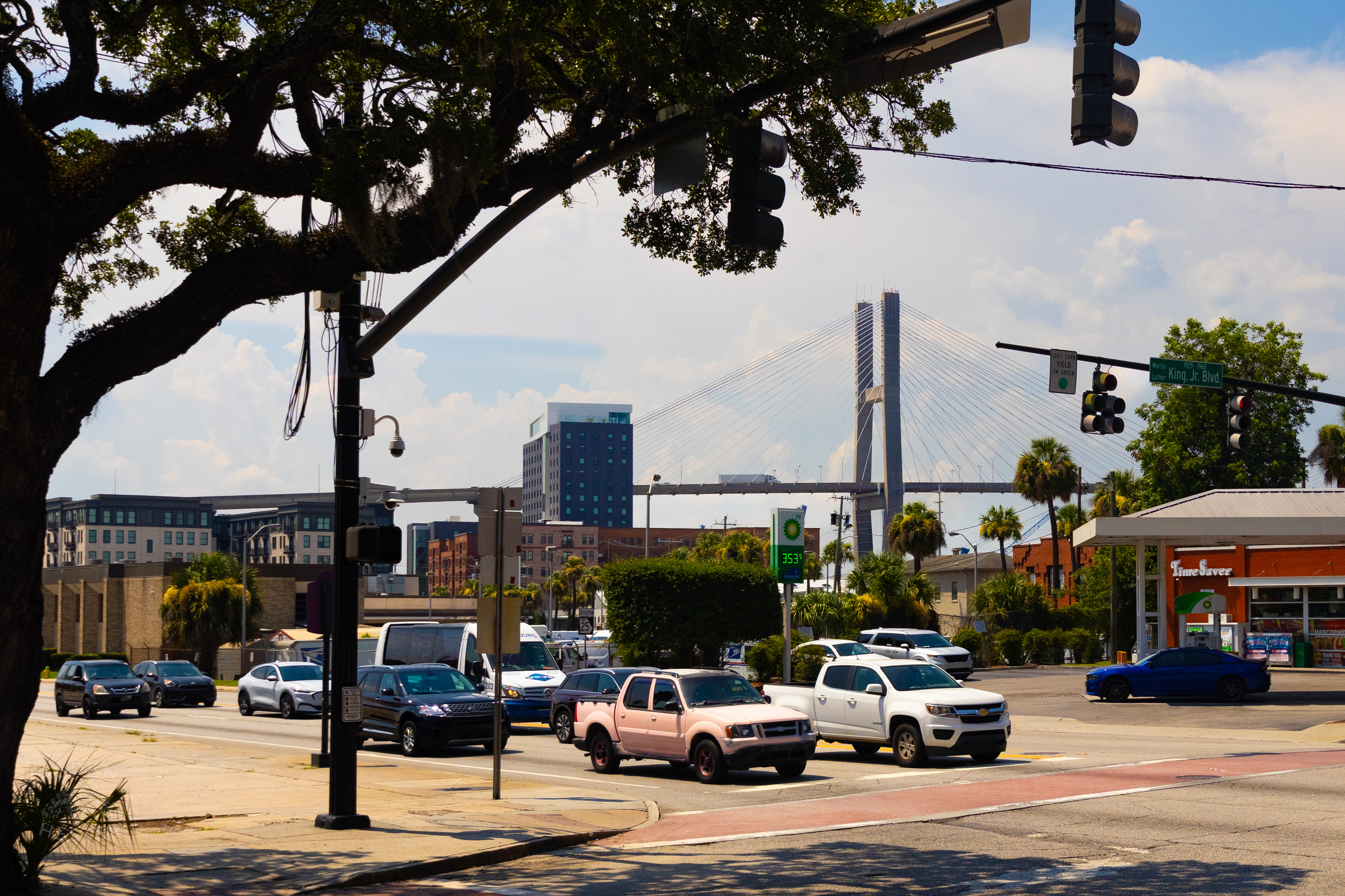 The Talmadge Memorial Bridge in Savannah Georgia. June 26th, 2024/Aspen Hester