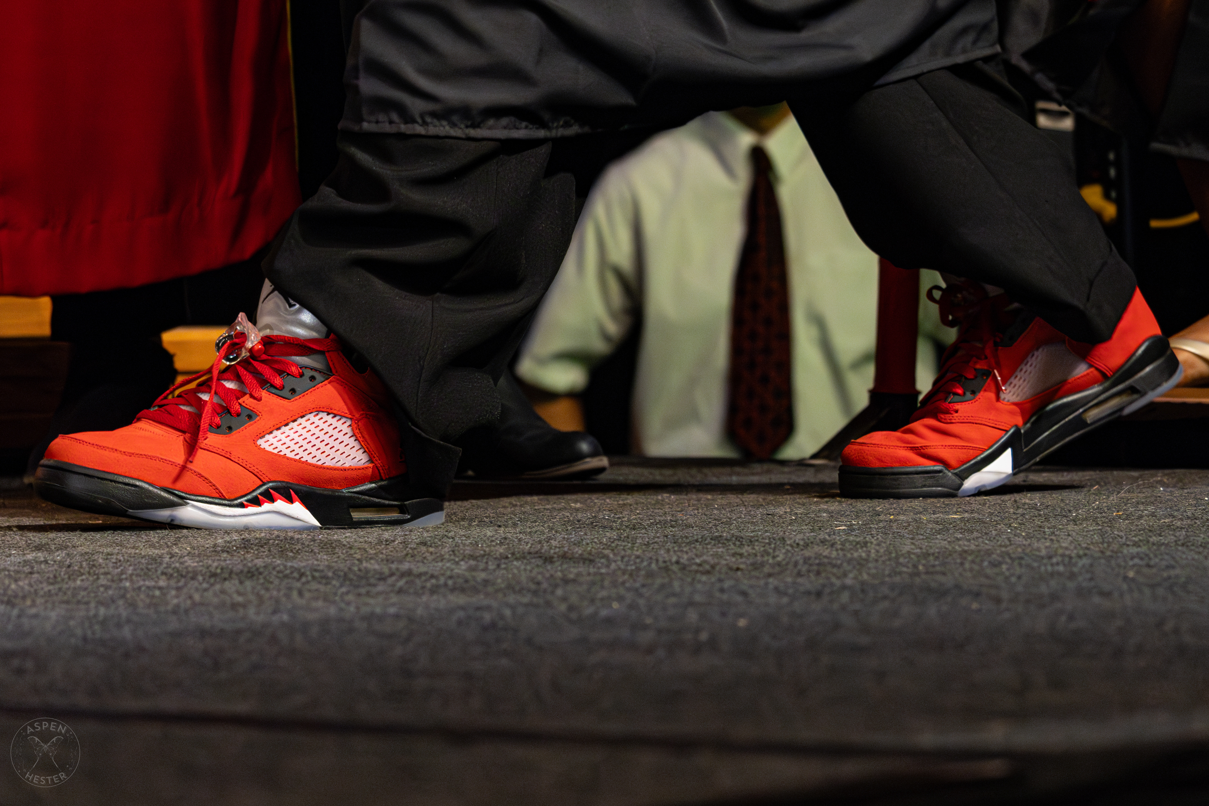 2024 UofL Graduate Walking Across The Stage at Commencement. May 11th, 2024/Aspen Hester
