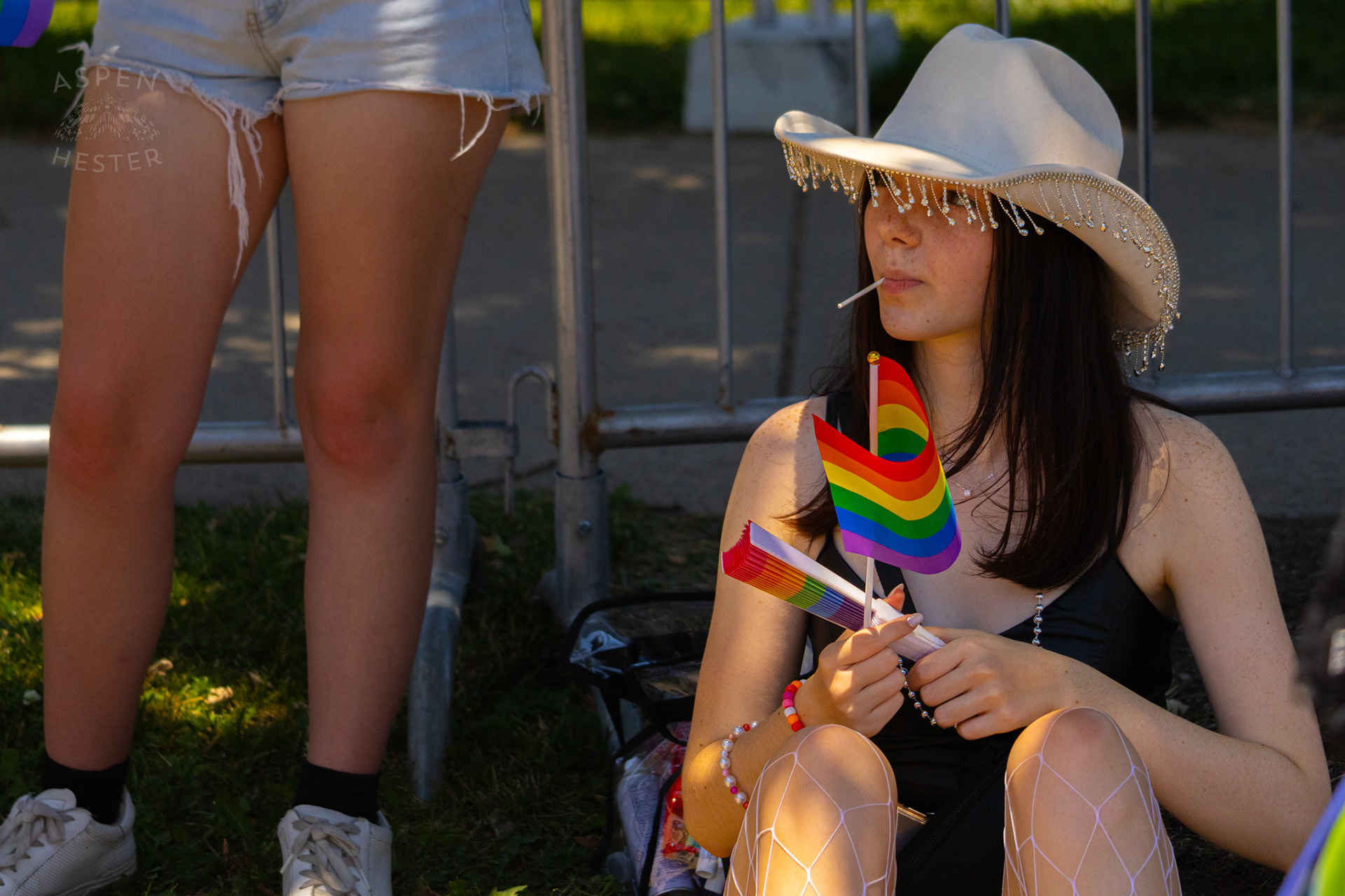 The Kentuckiana Pride Parade Watcher. June 15th, 2024/Aspen Hester