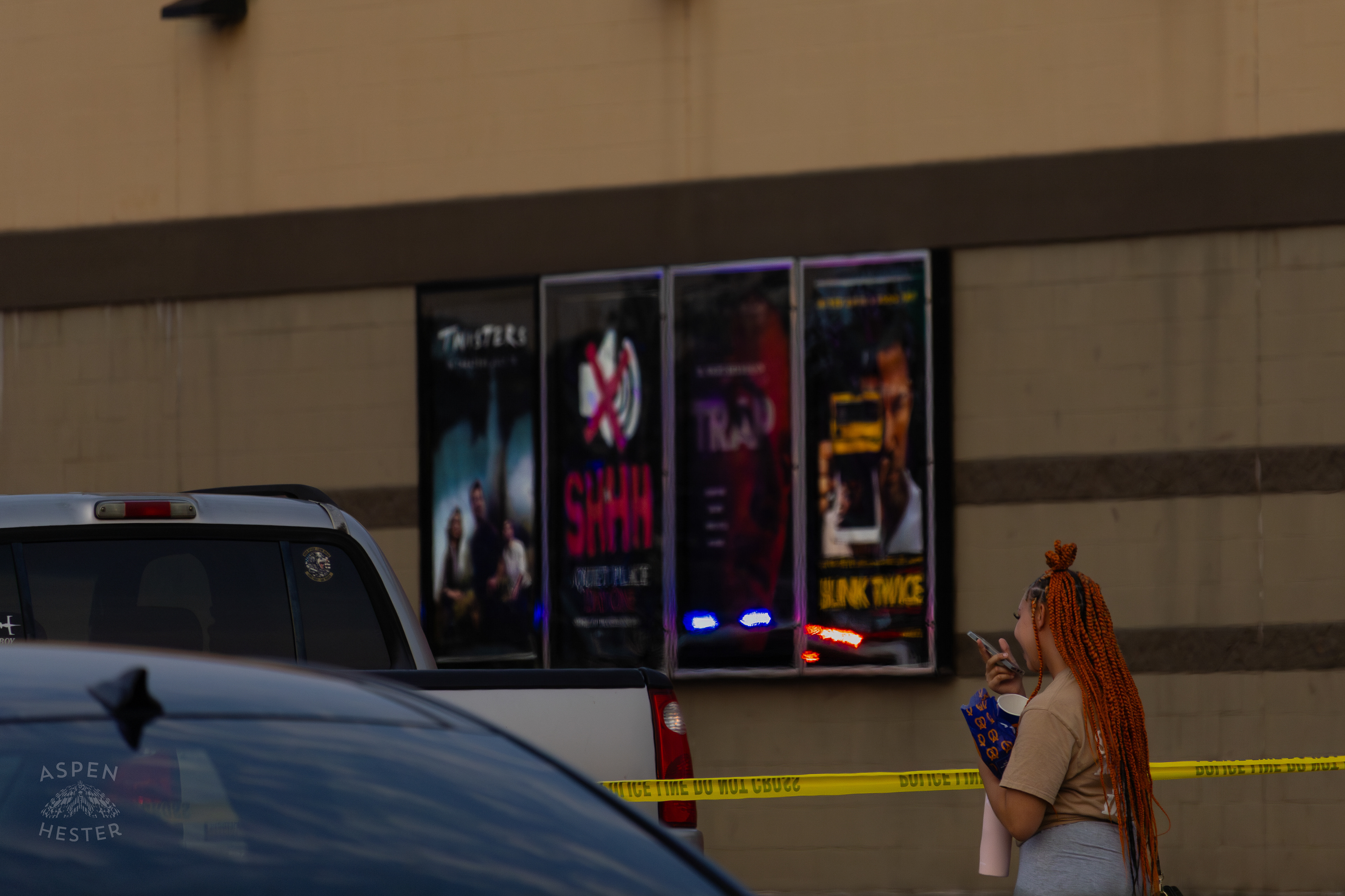 Witness on the Phone Where A Man Shot Himself in The Head During A Police Stop Outside Mall St. Matthews. July 27th, 2024/Aspen Hester