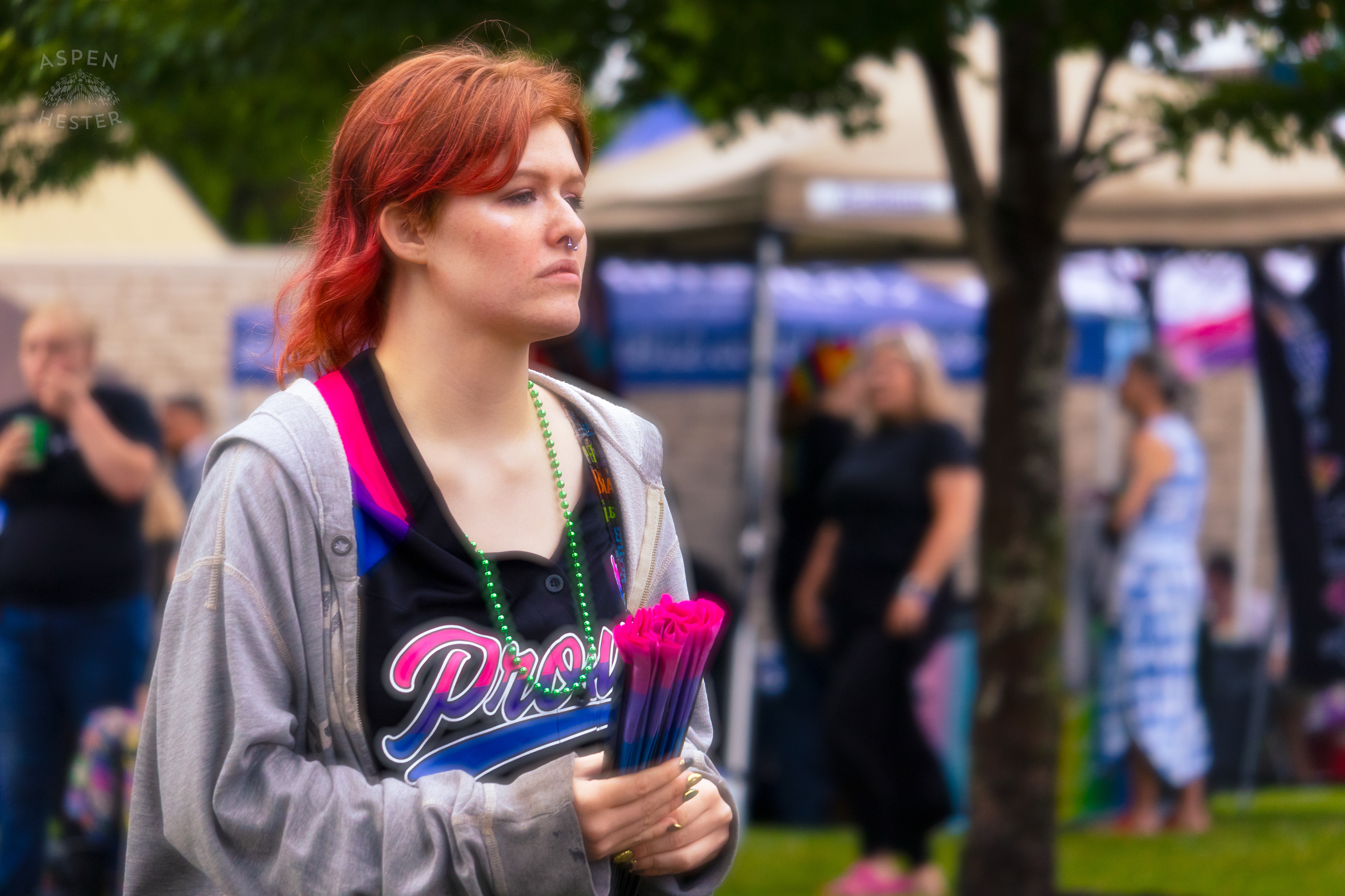 Milling About Southern Indiana Pride. June 1st, 2024/Aspen Hester