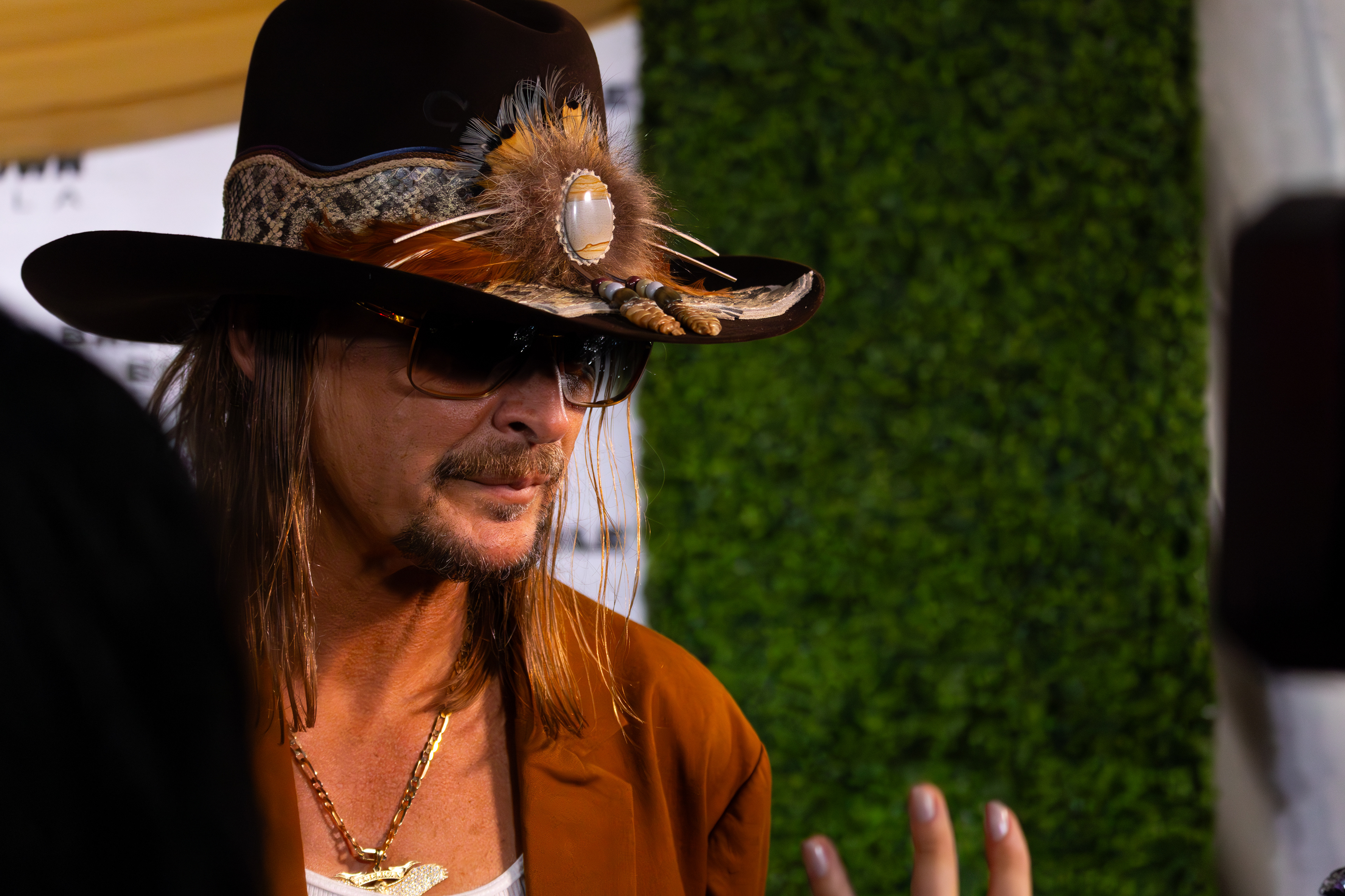 Kid Rock Talks to Reporters on The Red Carpet at The 2024 Barnstable-Brown Gala. May 3rd, 2024/Aspen Hester