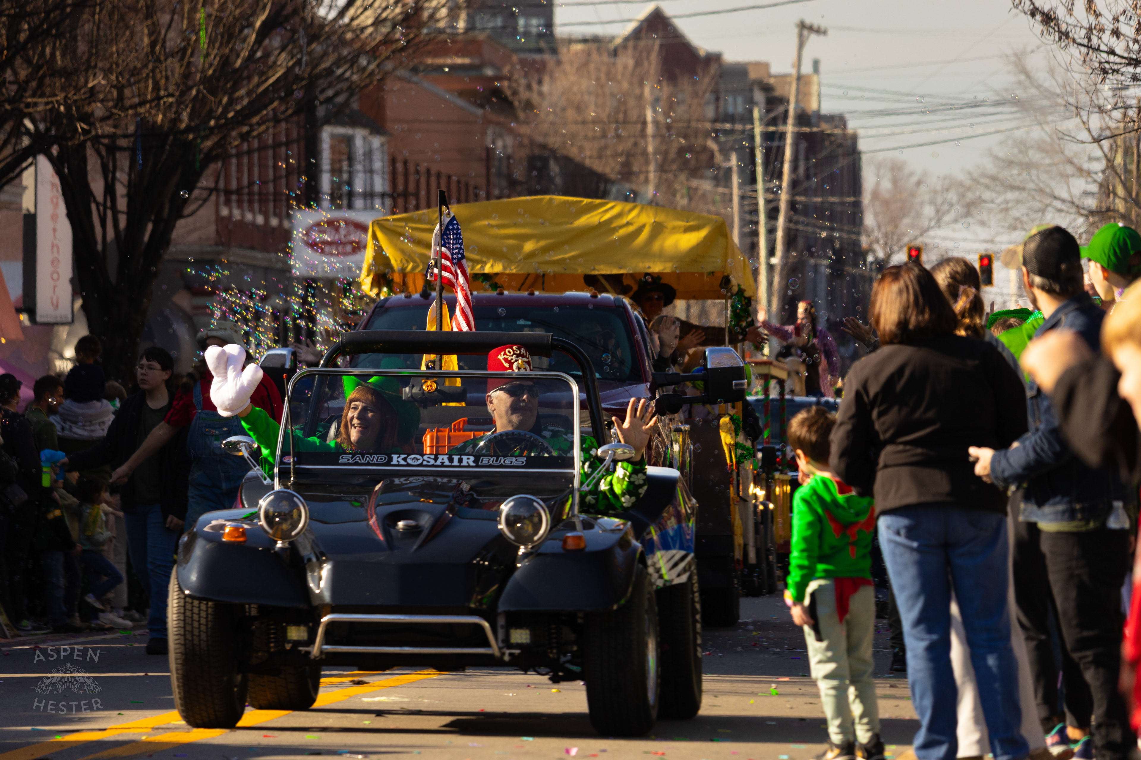 The Kosair Shriners Rolling Through The Highlands in The 52nd Annual Saint Patrick’s Day Parade. March 8th, 2025/Aspen Hester