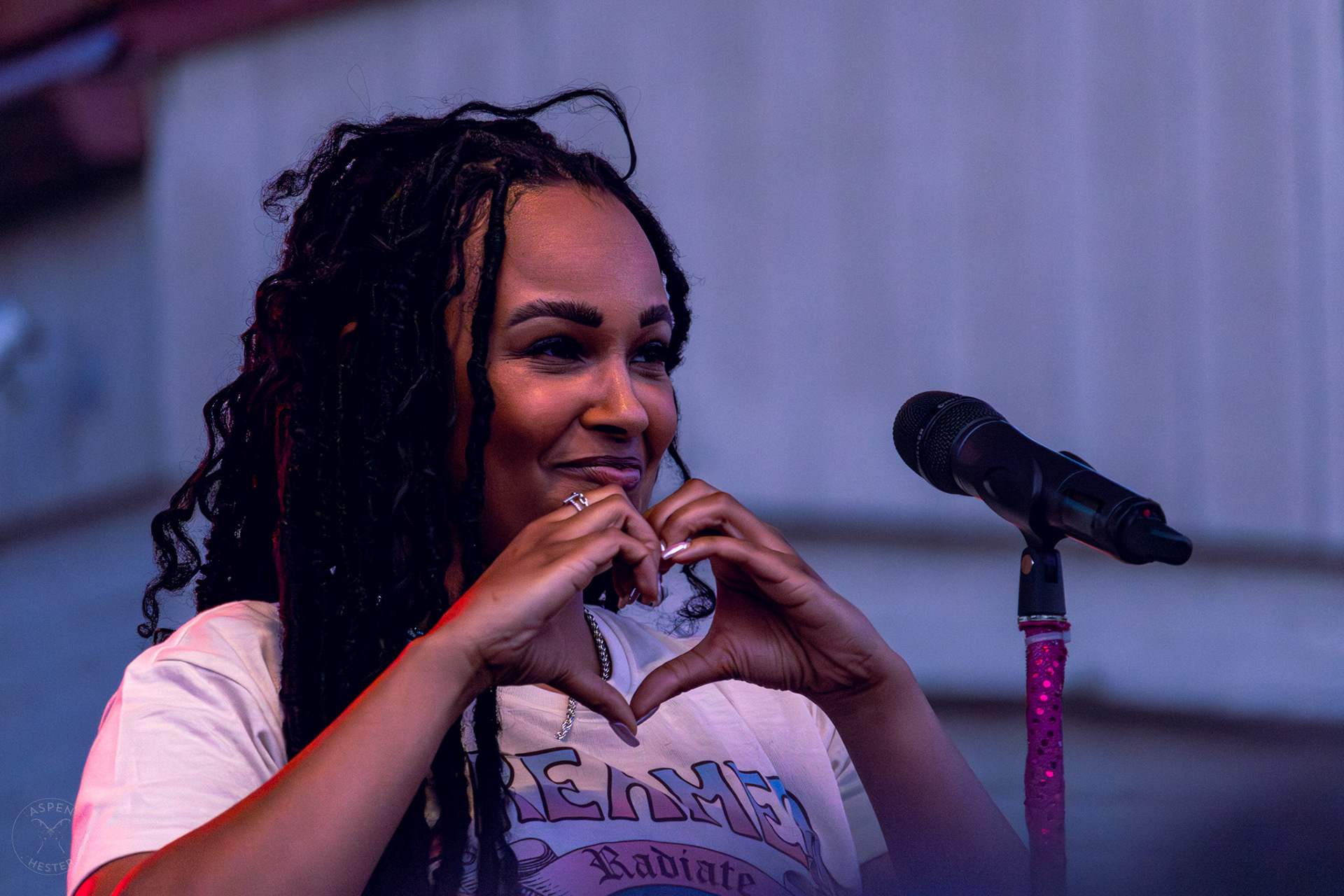 The Juicebox Heroes' Peyton Conners Singing At Clarksville 'Good Times' Summer Concert Series. May 11th, 2024/Aspen Hester