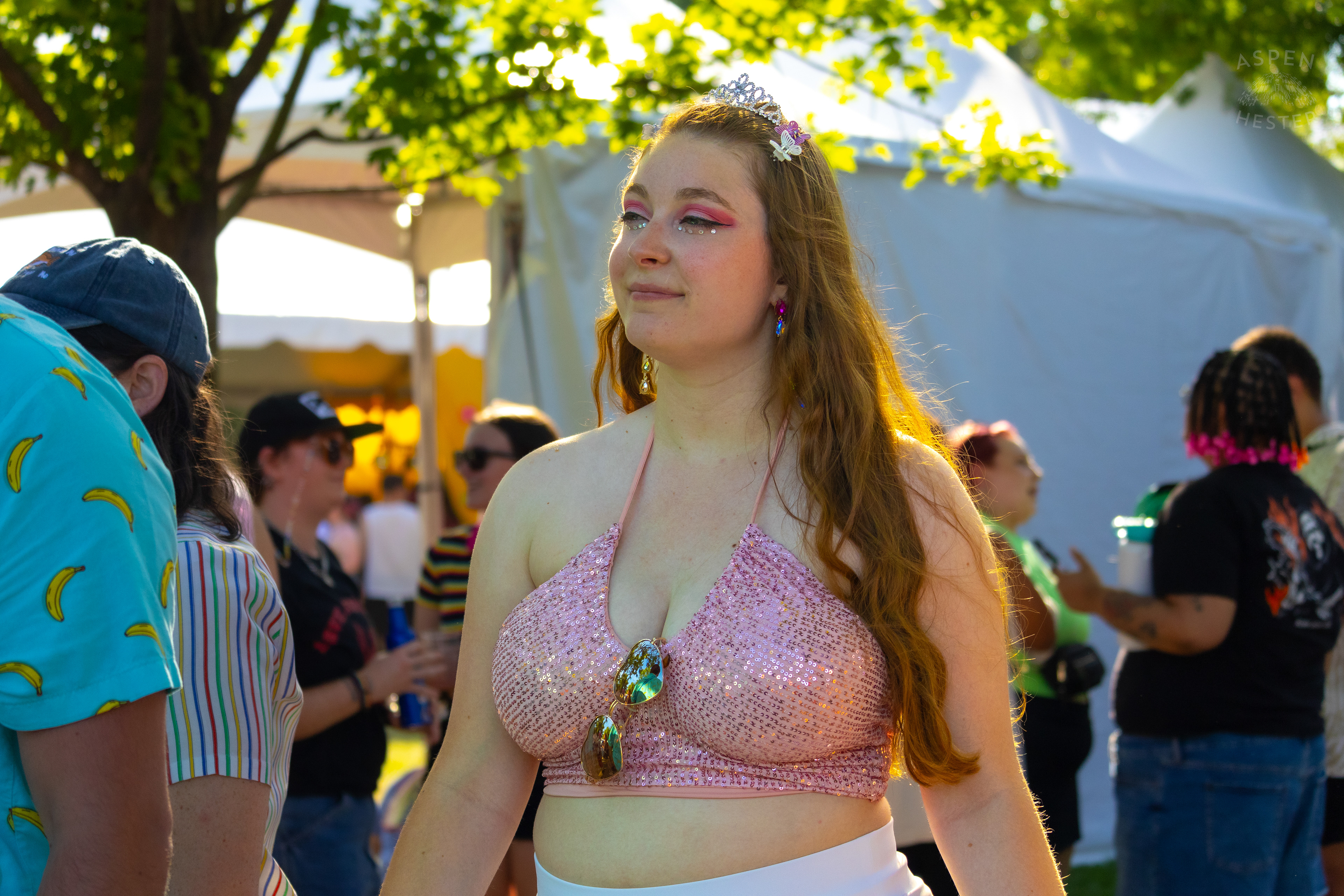 Milling About The Kentuckiana Pride Festival. June 15th, 2024/Aspen Hester