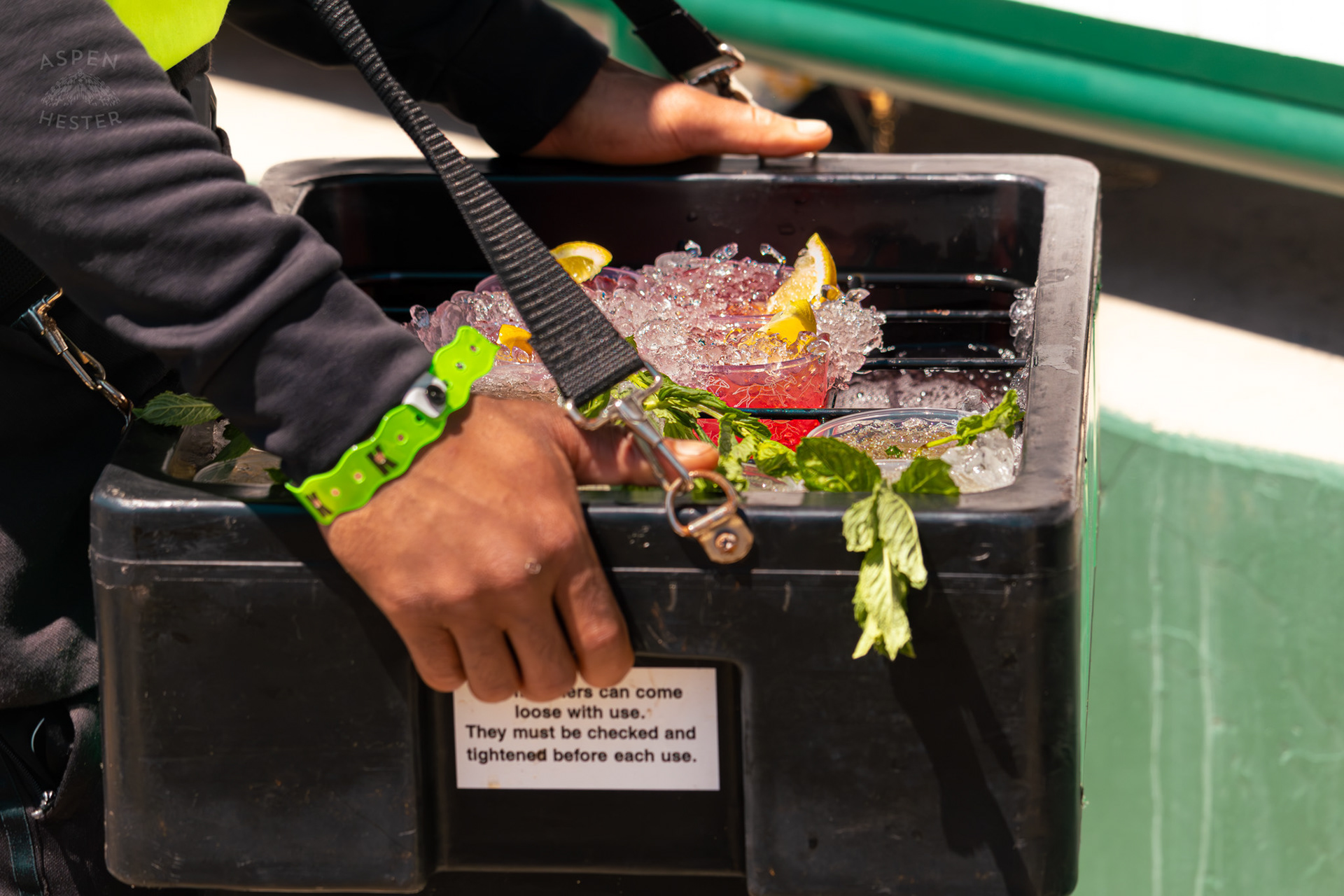 Oaks Lilies and Mint Juleps Sold in The Stands Baseball Stadium Style at Churchill Downs During Thurby. April 30th, 2026/Aspen Hester
