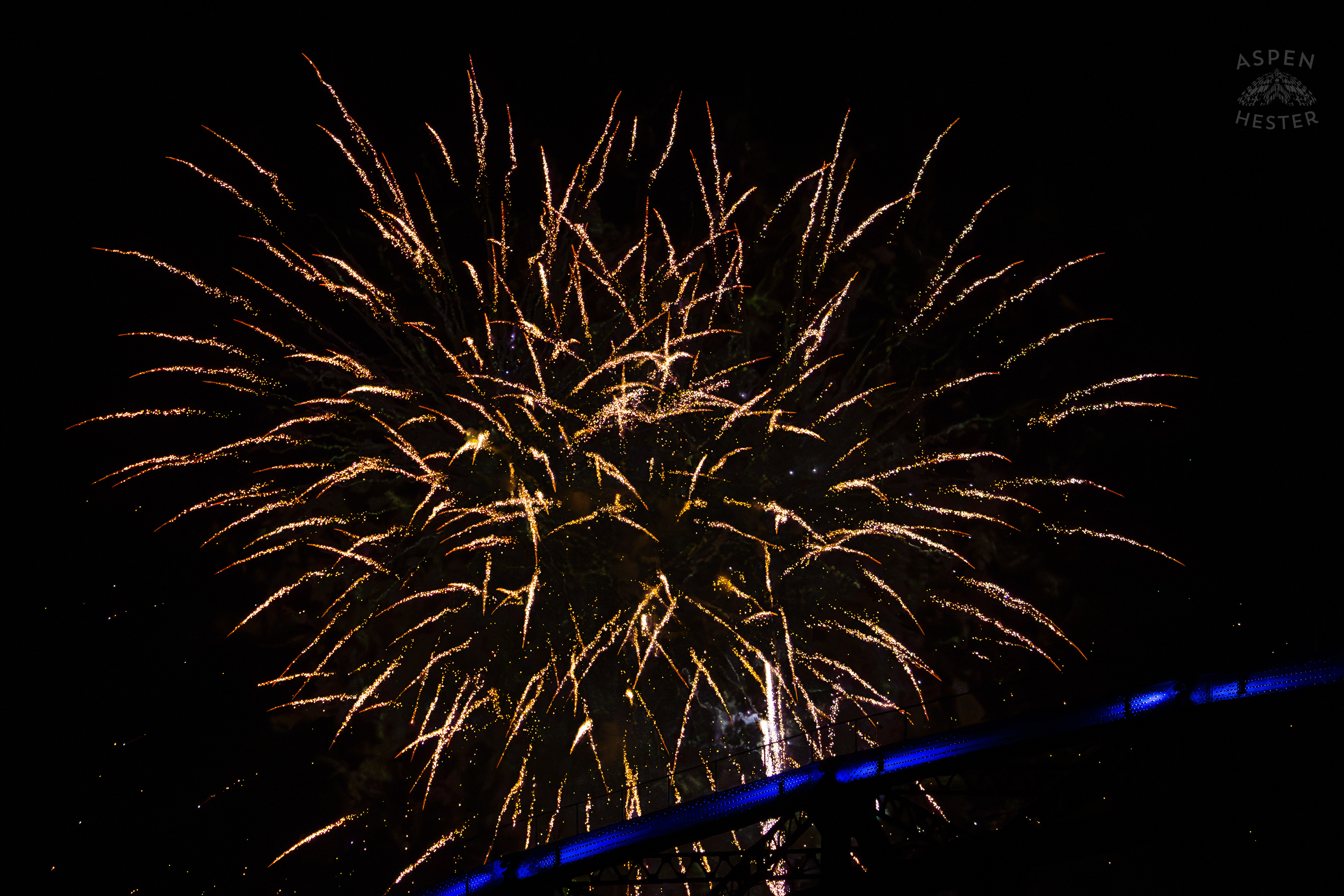 The Fireworks Show at Waterfront Park Fourth of July. July 4th, 2024/Aspen Hester