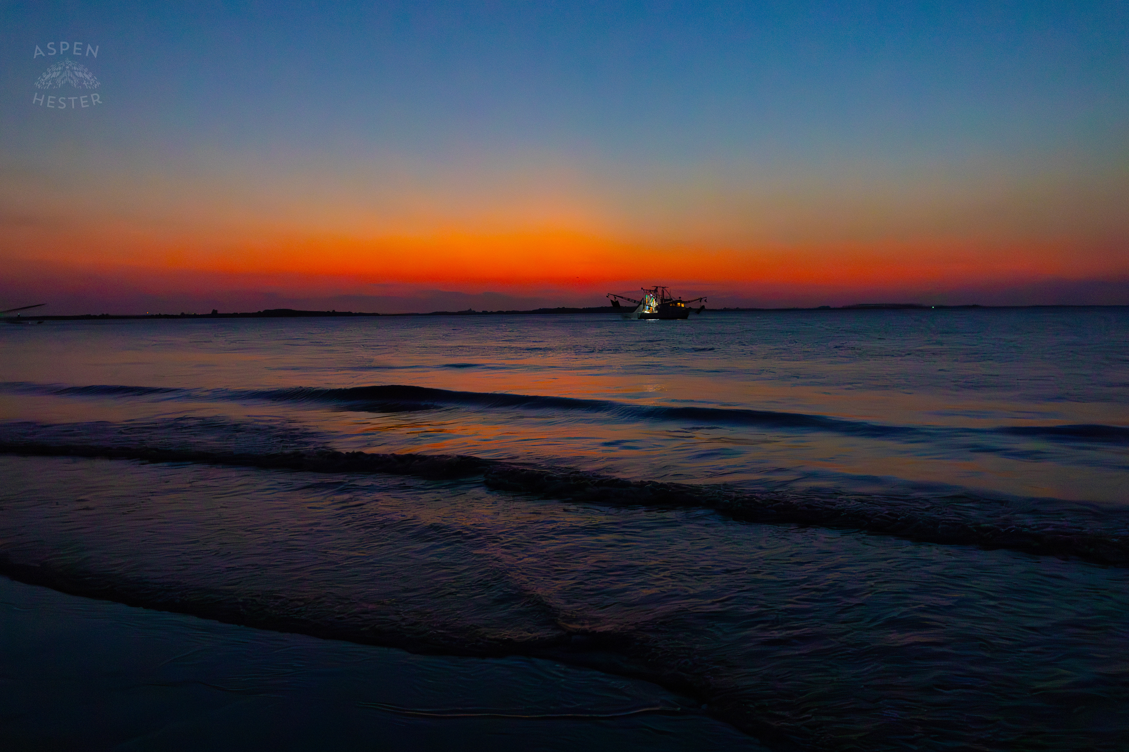 The ‘Amanda Lynn’ in the Waters of Tybee Island Georgia. June 25th, 2024/Aspen Hester