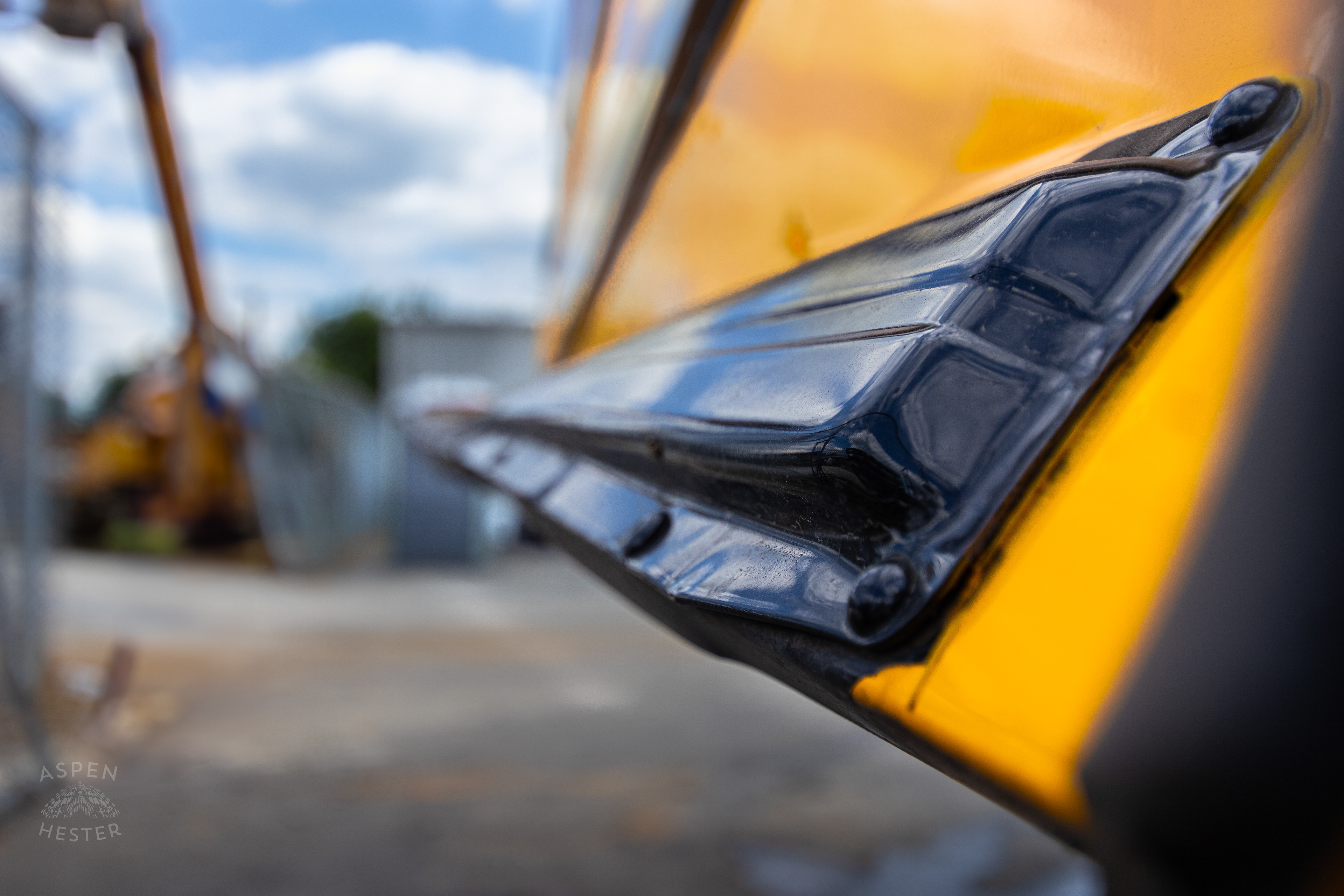 The Damage Done to A Clarksville Community School Cooperation Bus After A Dodge Charger Crashed into it at Full Speed. August 14th, 2024/Aspen Hester